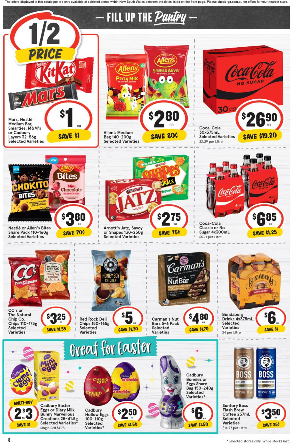 IGA Catalogues from 1 March