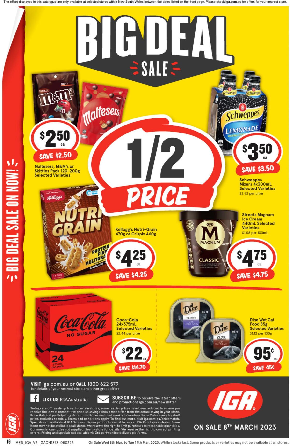IGA Catalogues from 8 March