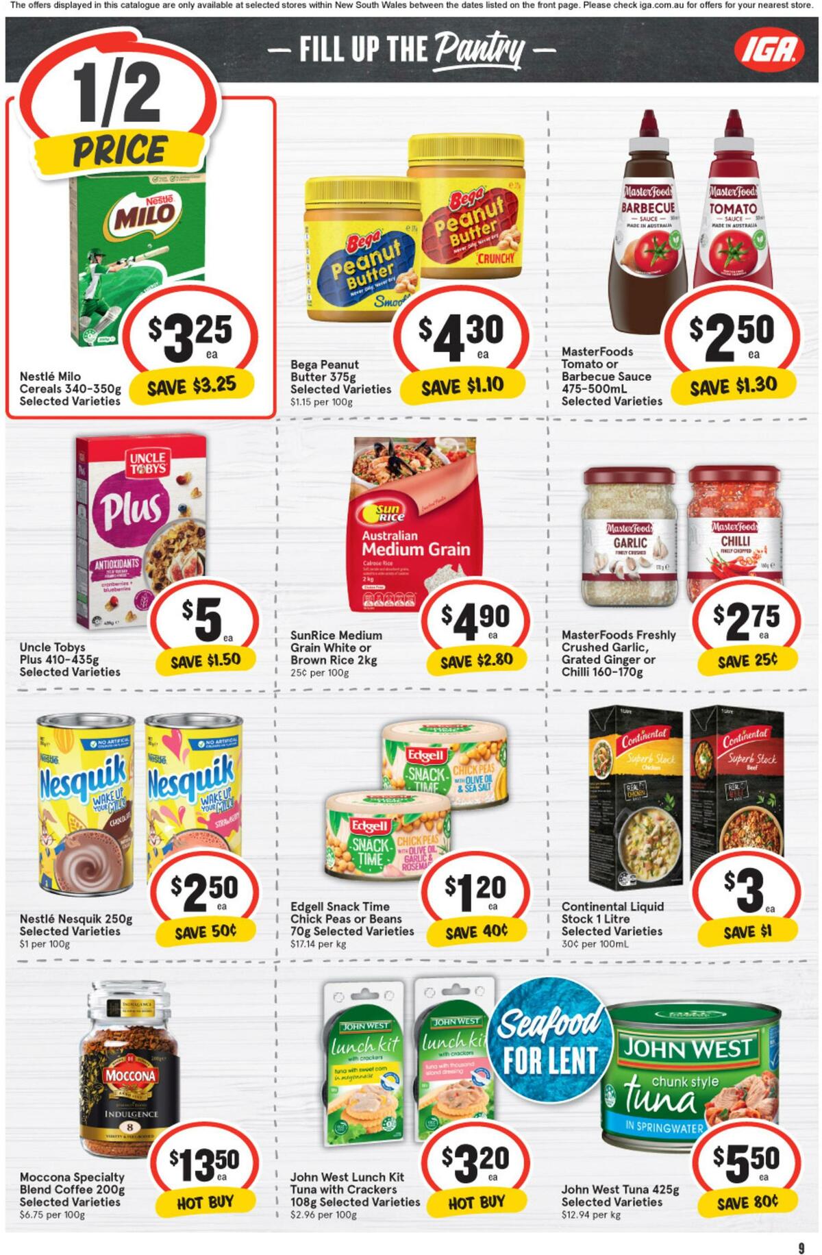 IGA Catalogues from 15 March