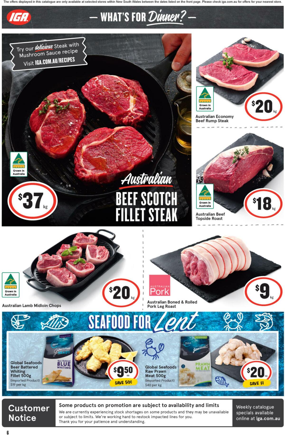 IGA Catalogues from 15 March