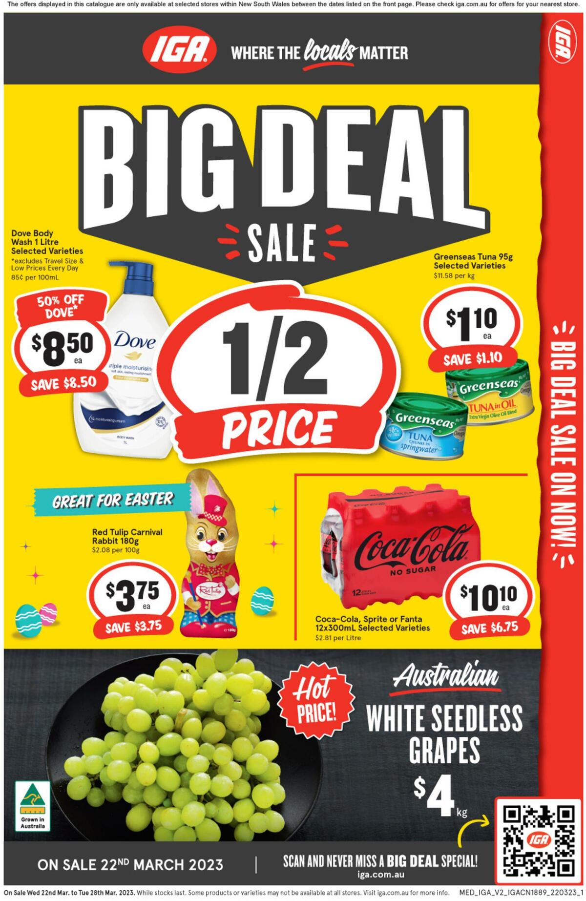 IGA Catalogues from 22 March