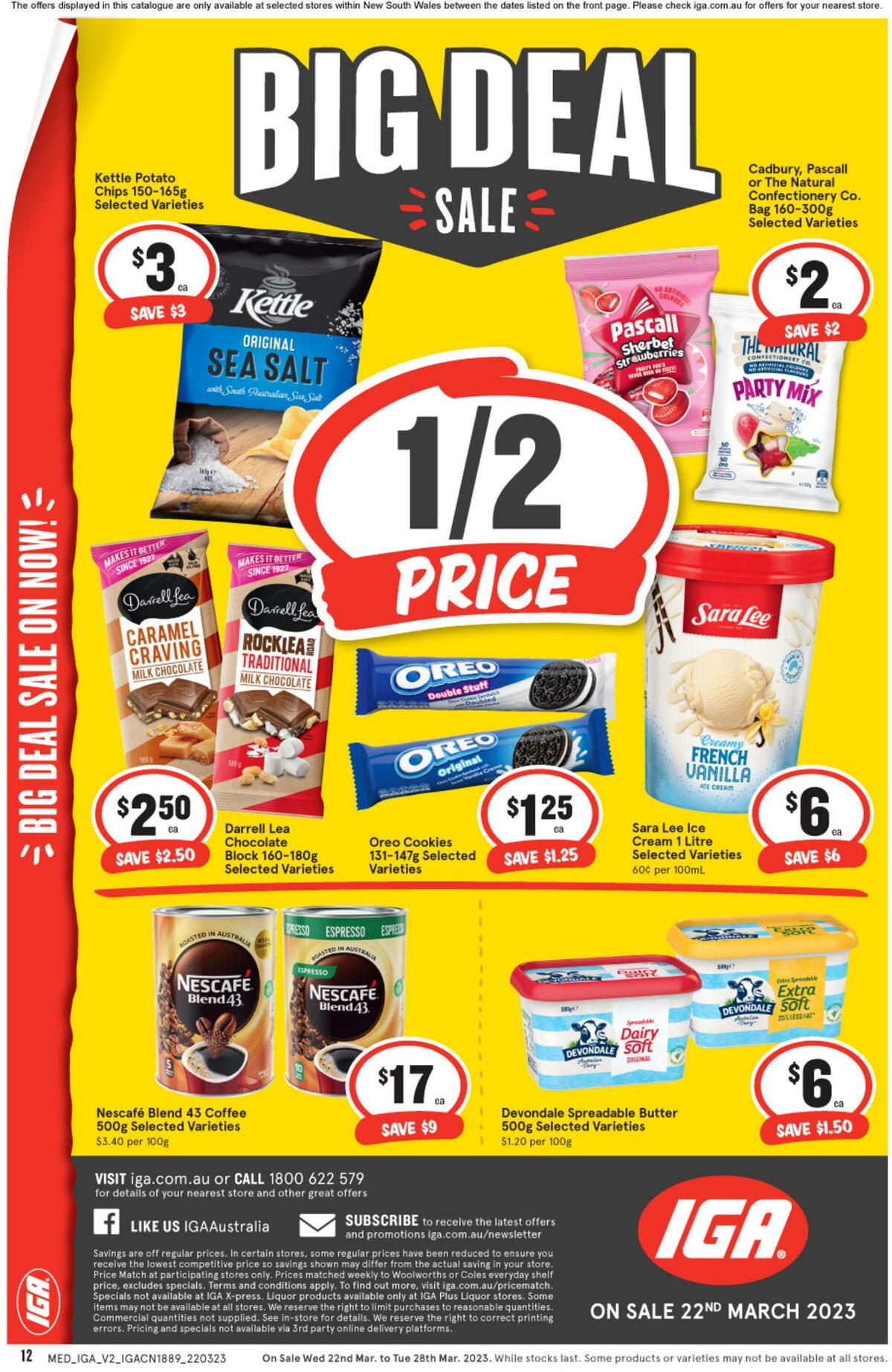 IGA Catalogues from 22 March