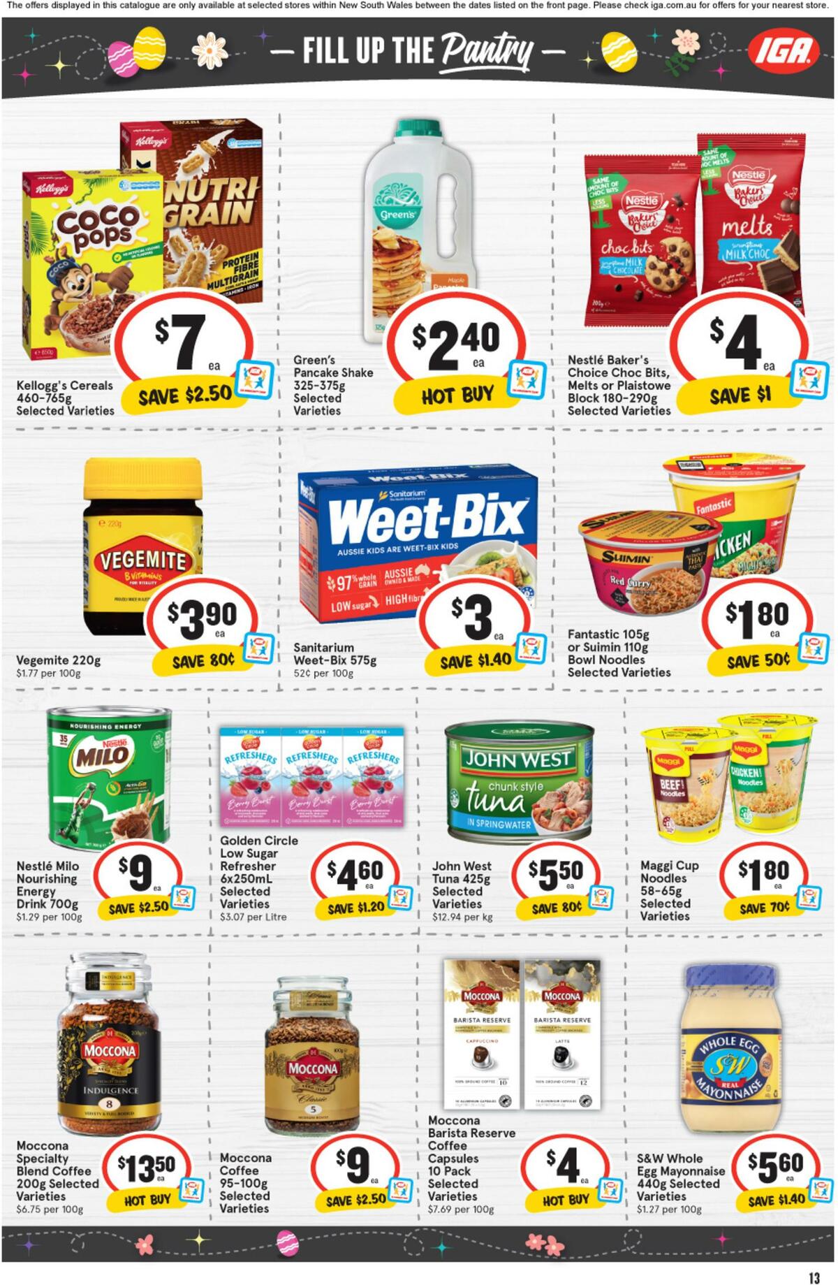IGA Catalogues from 29 March