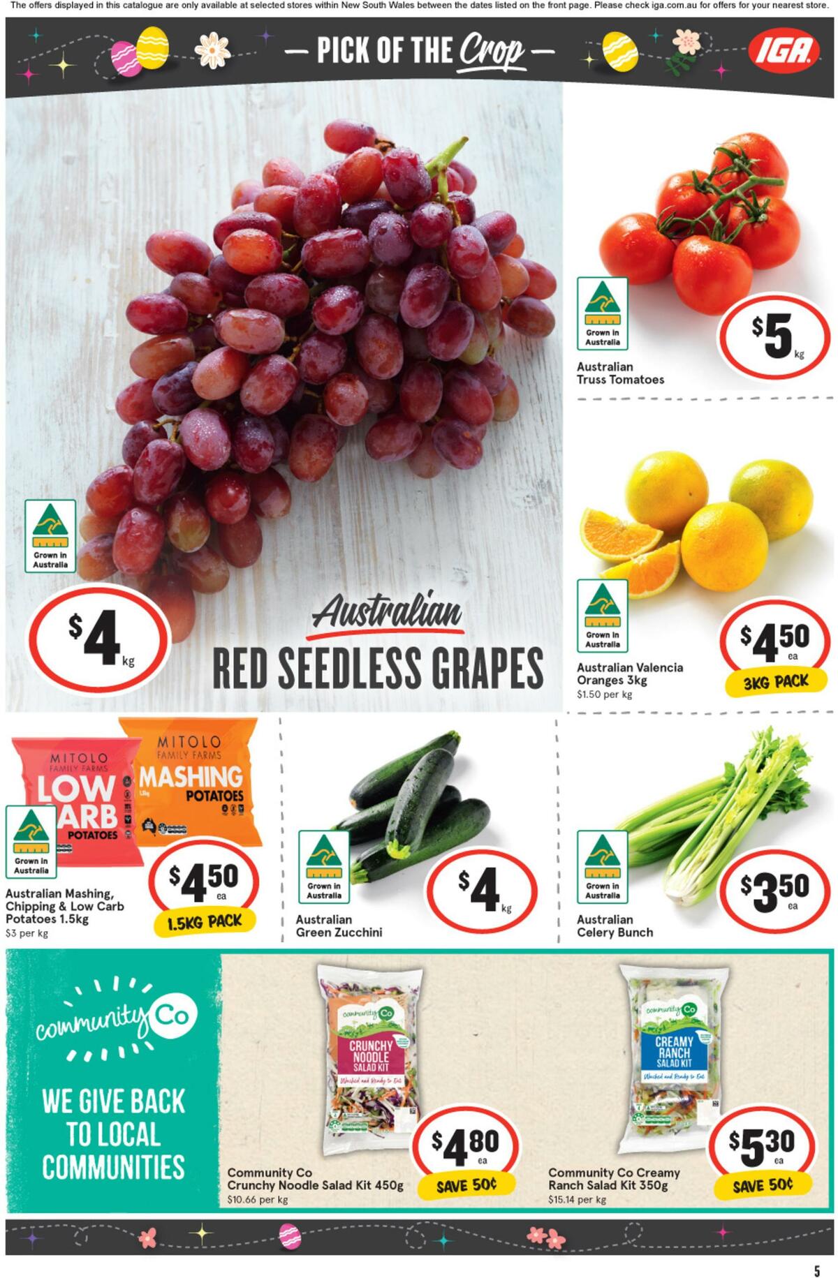 IGA Catalogues from 29 March