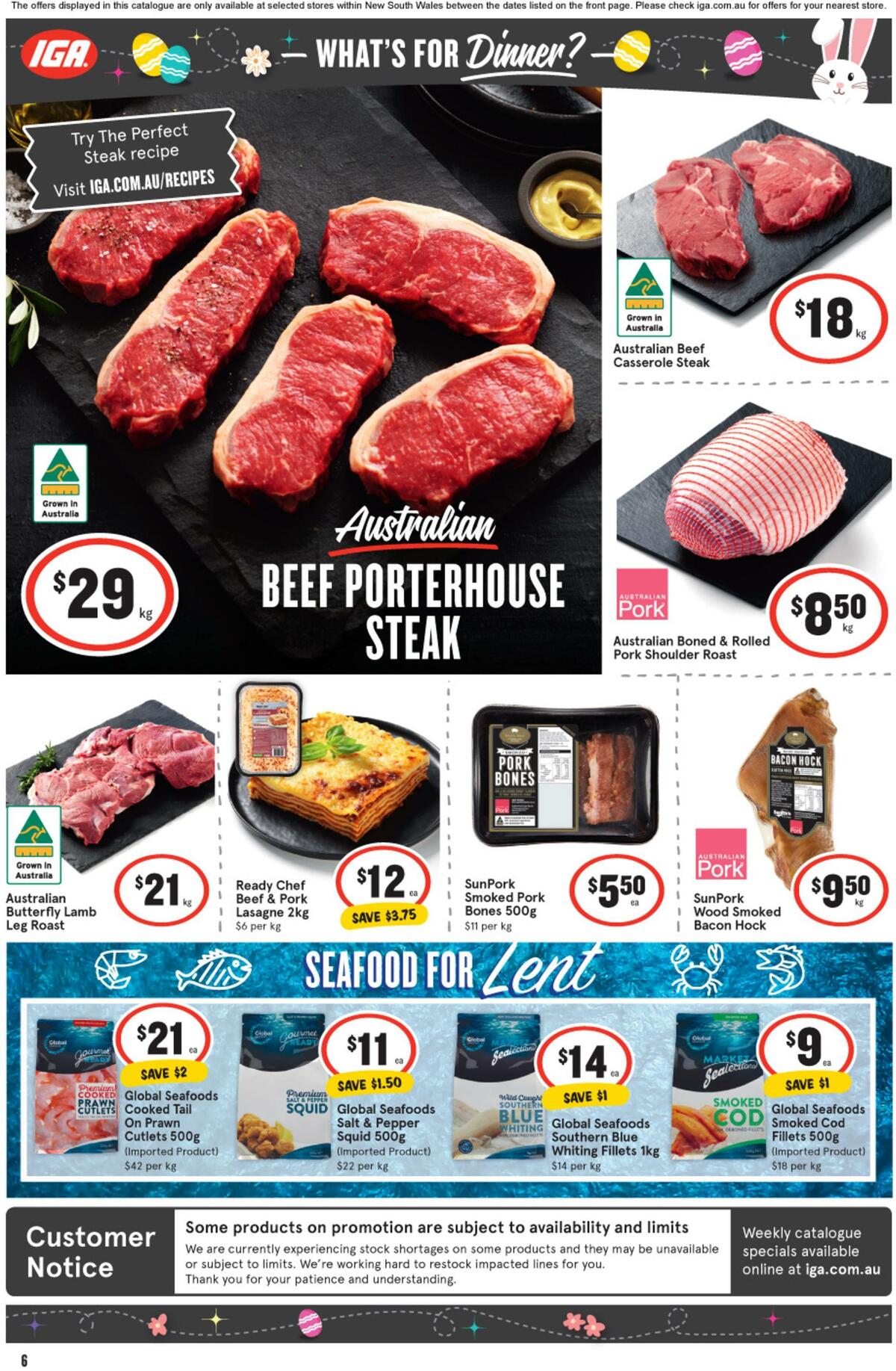 IGA Catalogues from 29 March