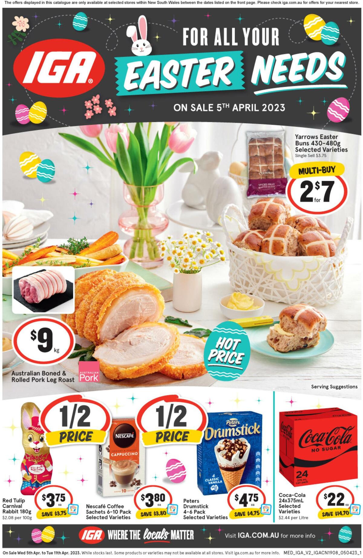 IGA Catalogues from 5 April