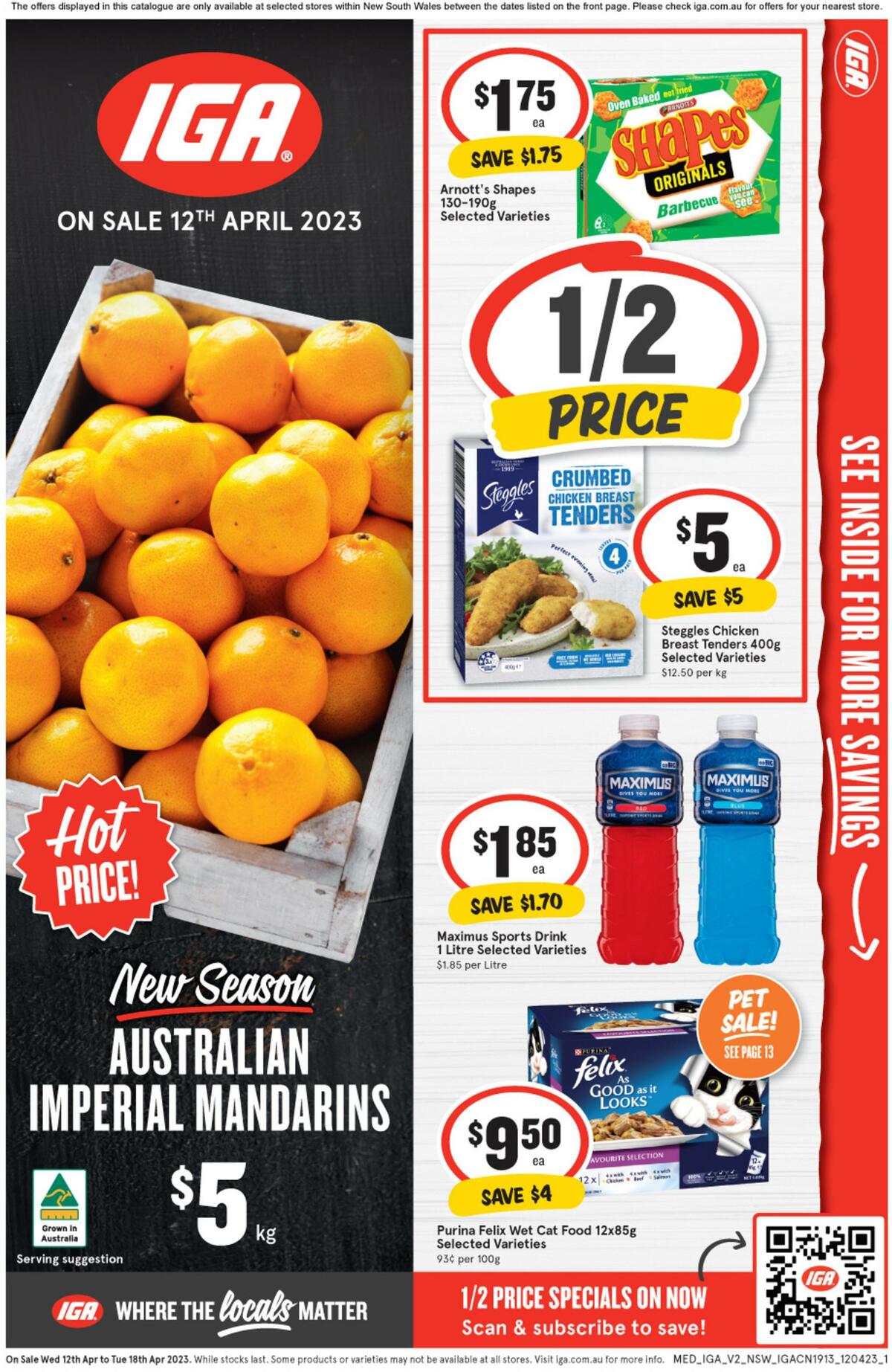 IGA Catalogues from 1 January