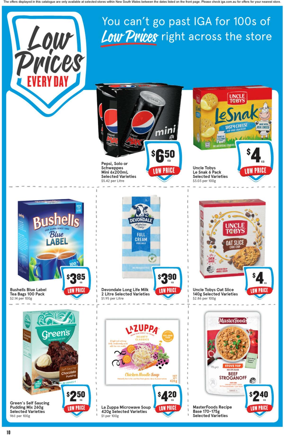 IGA Catalogues from 1 January