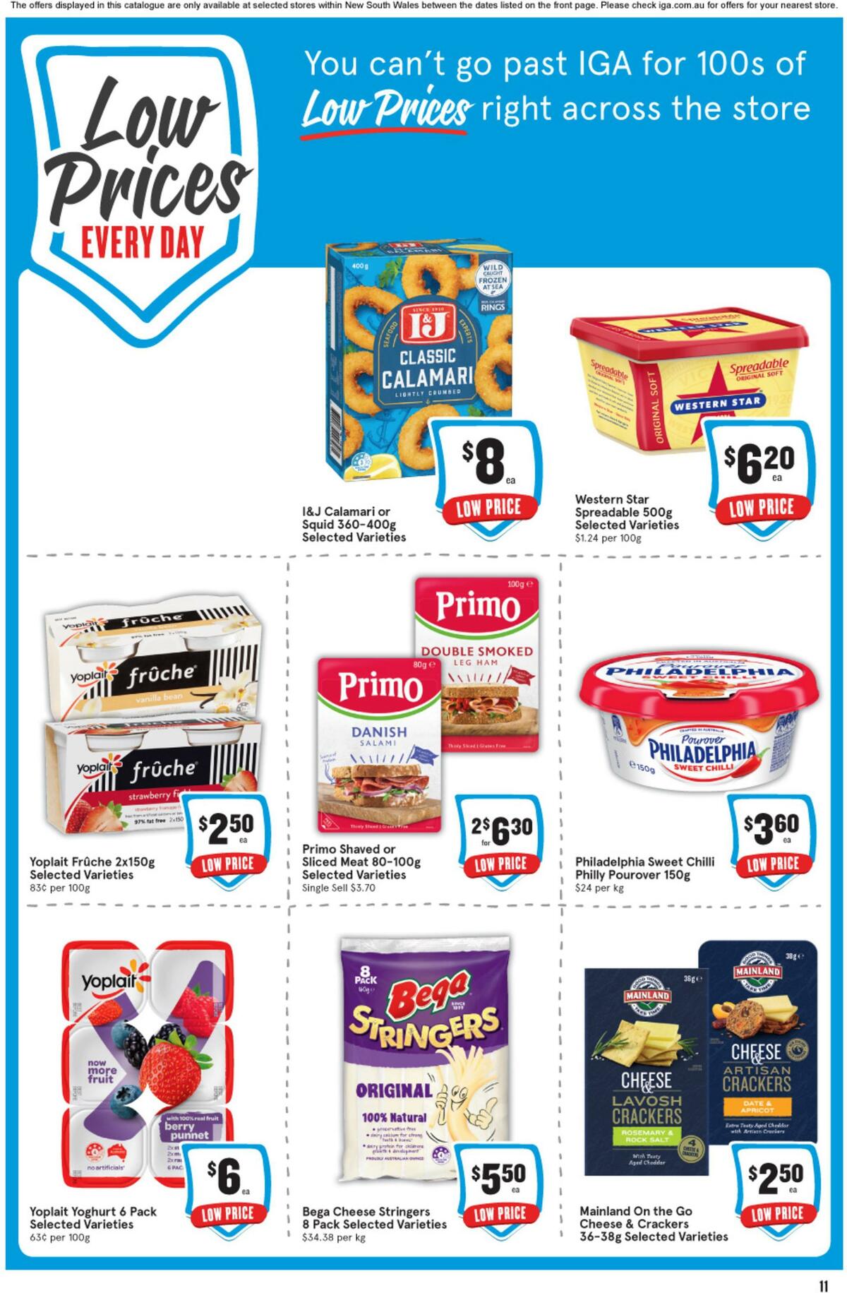 IGA Catalogues from 1 January