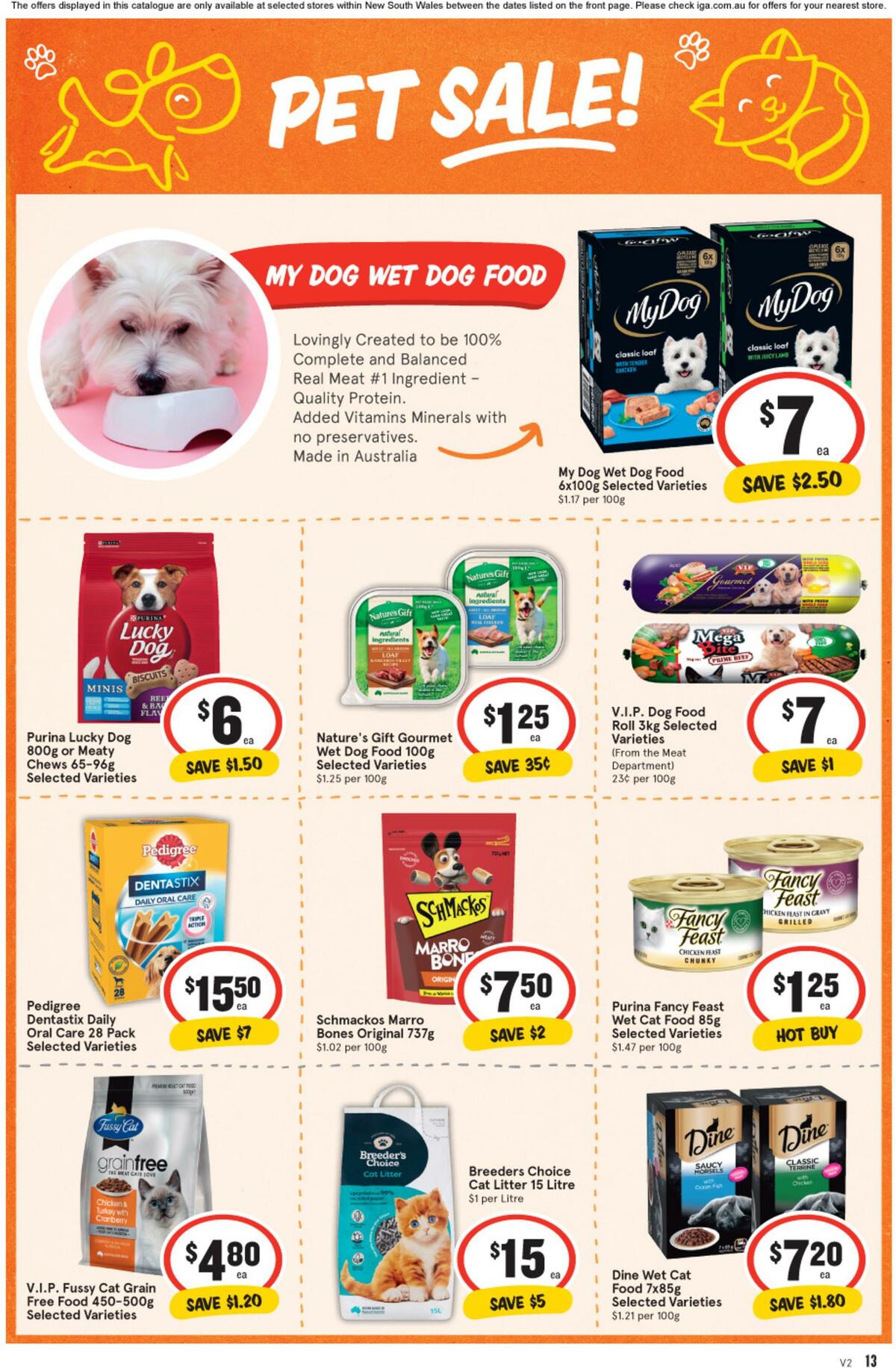 IGA Catalogues from 1 January