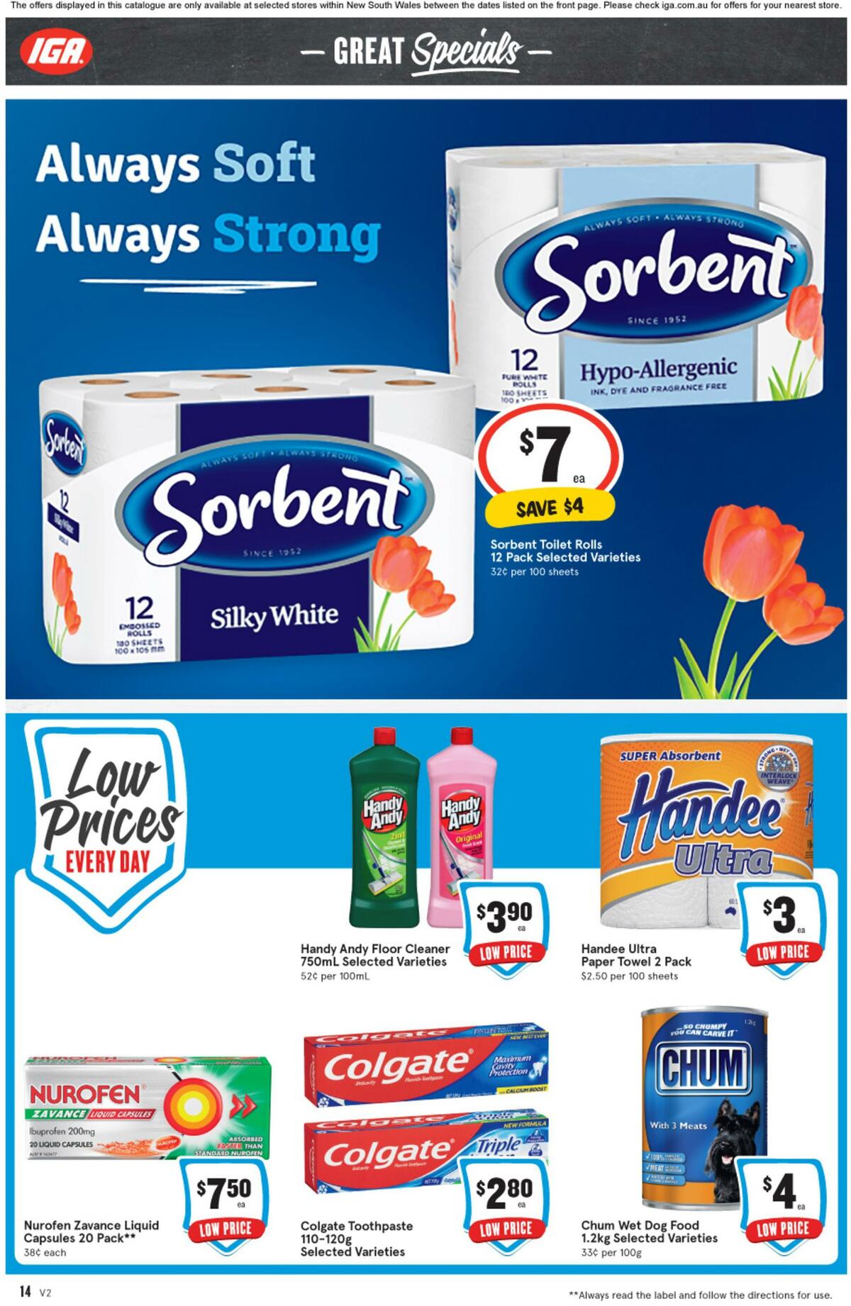 IGA Catalogues from 1 January