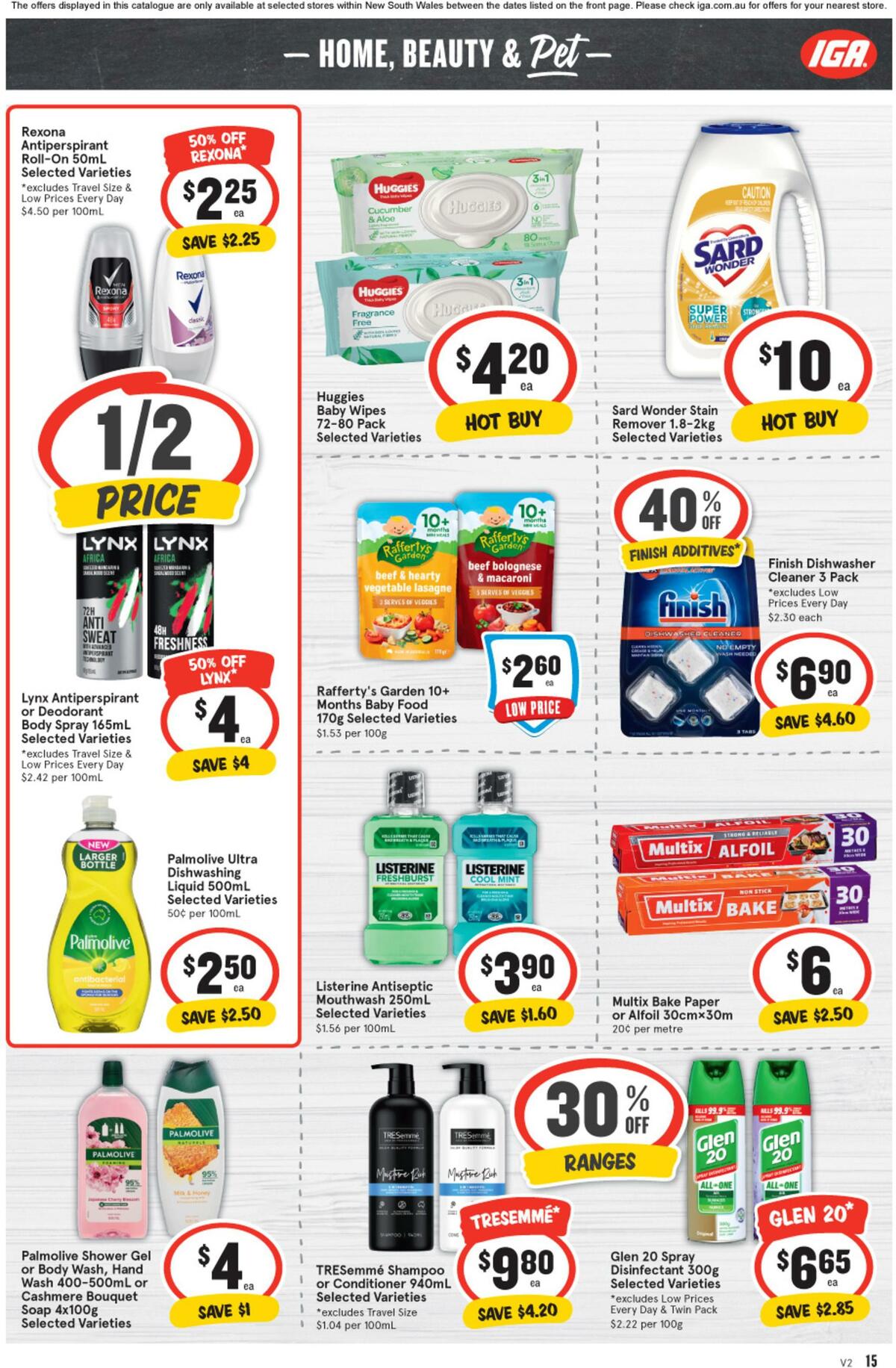 IGA Catalogues from 1 January