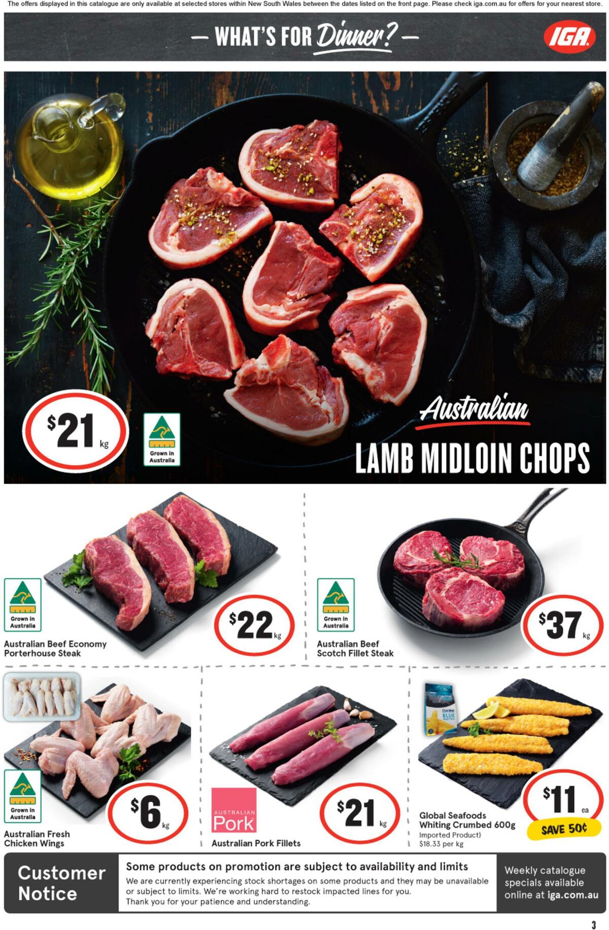 IGA Catalogues from 1 January