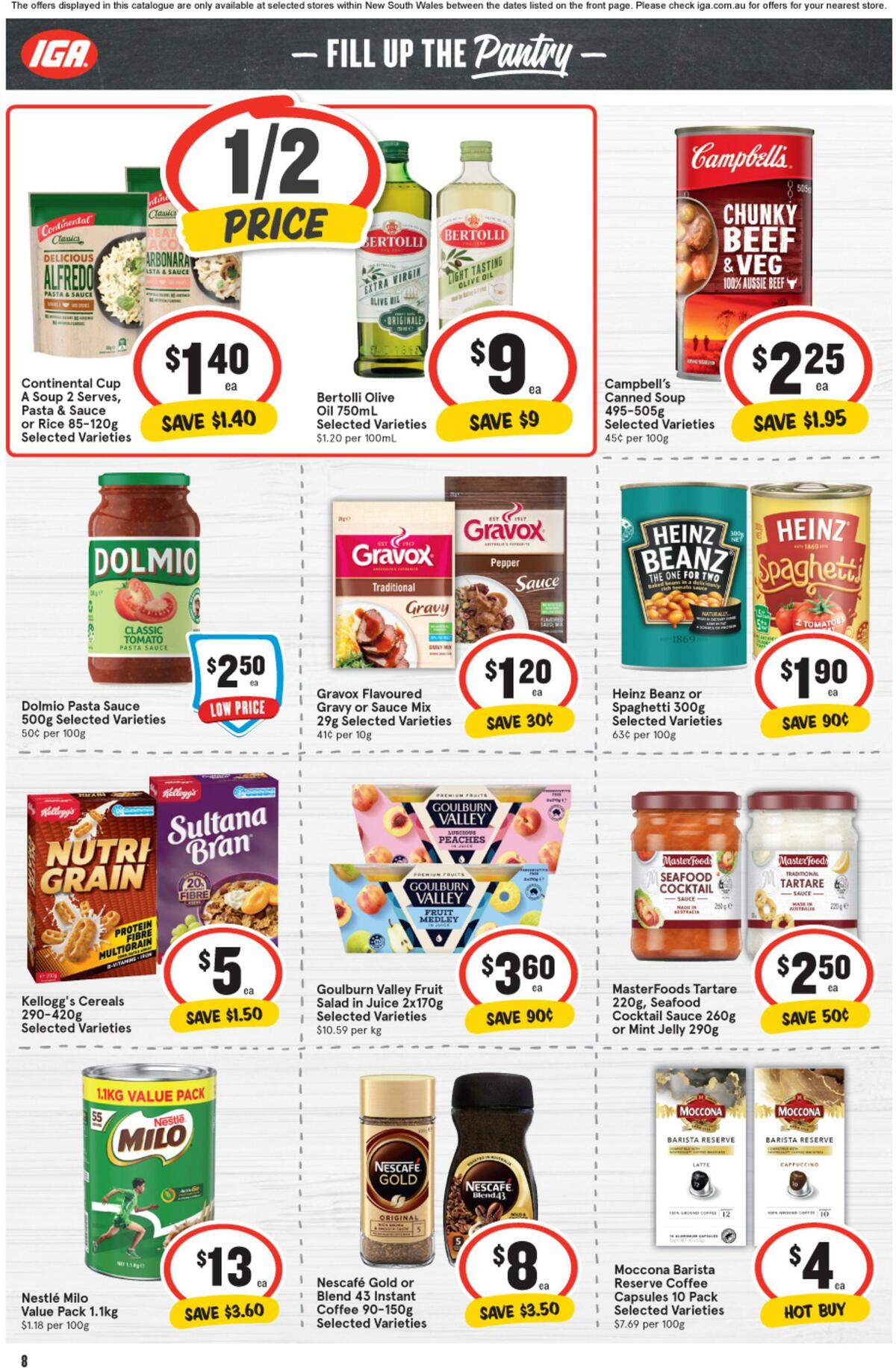 IGA Catalogues from 1 January