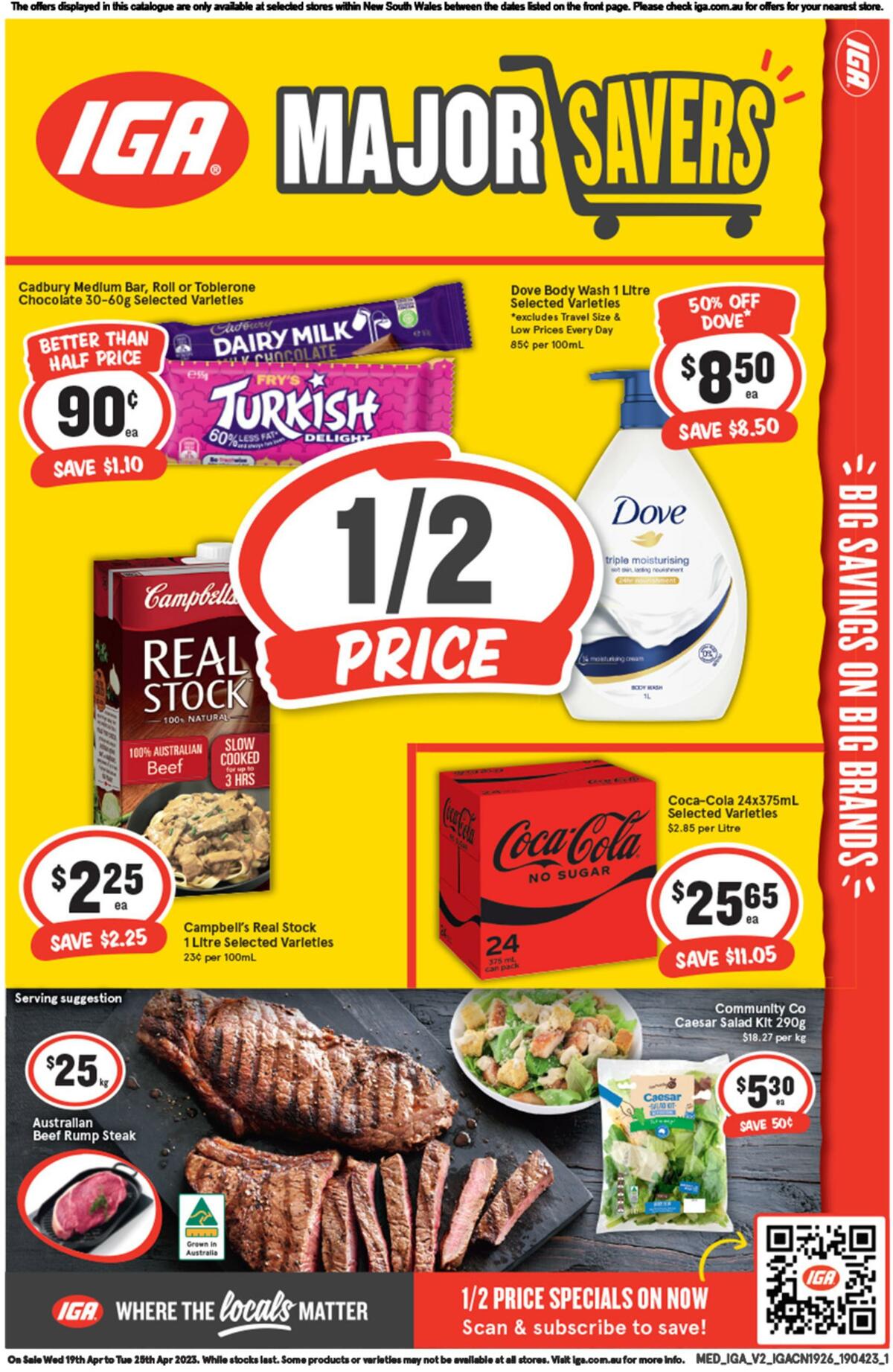 IGA Catalogues from 19 April