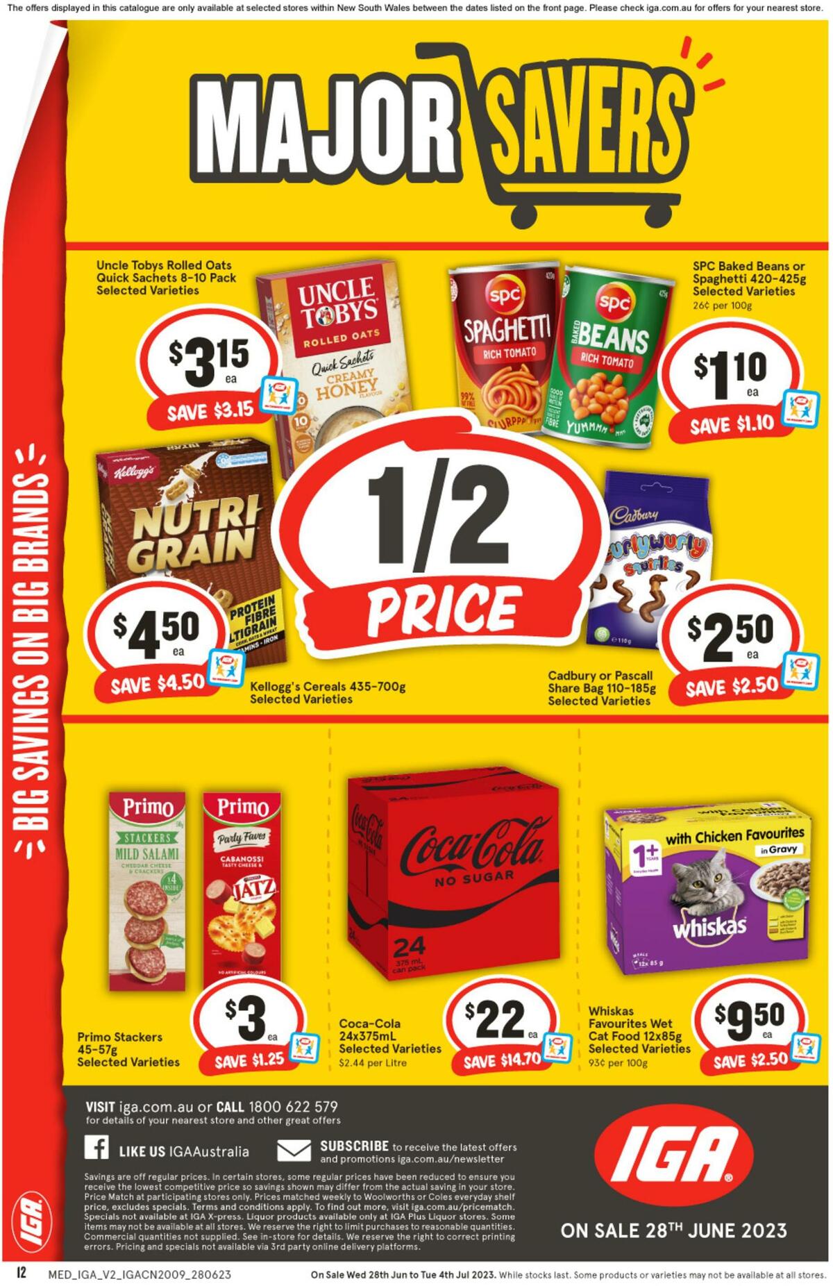 IGA Catalogues from 28 June
