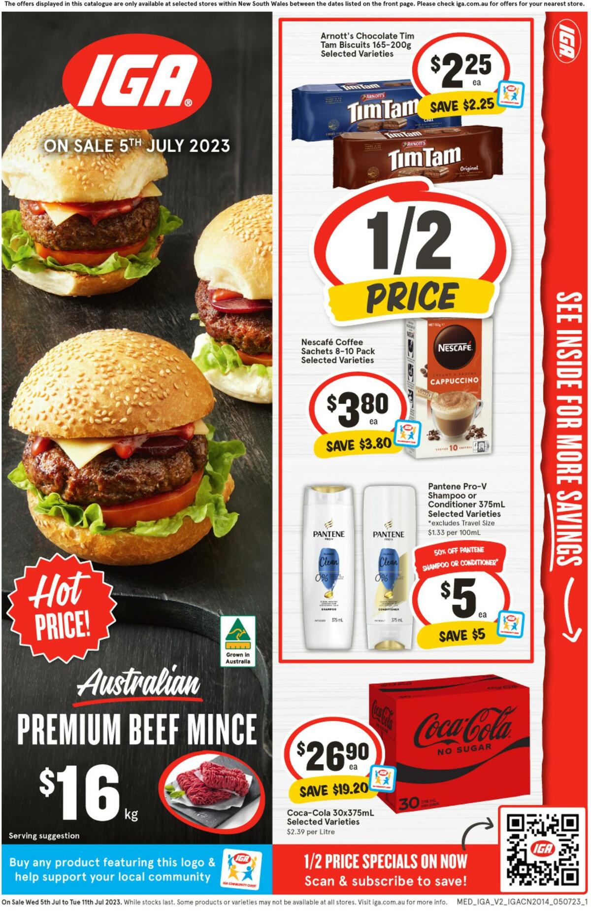 IGA Catalogues from 5 July