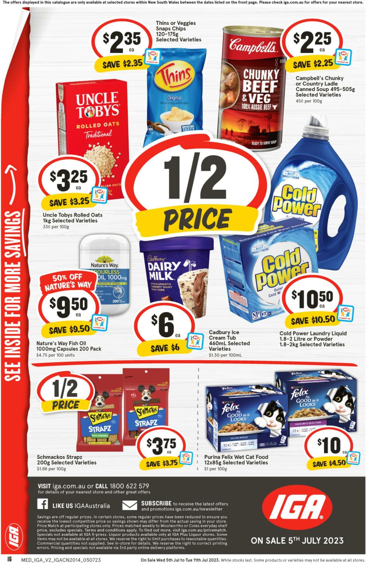 IGA Catalogues from 5 July