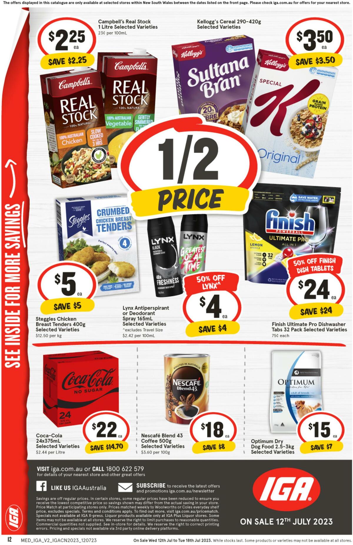 IGA Catalogues from 12 July
