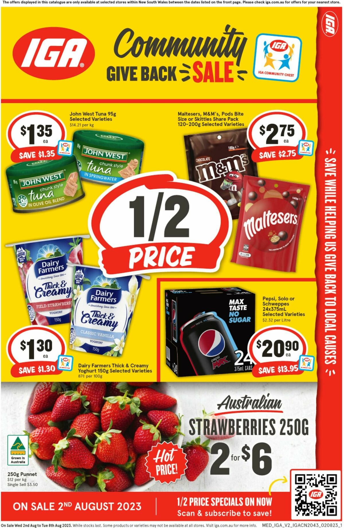 IGA Catalogues from 2 August