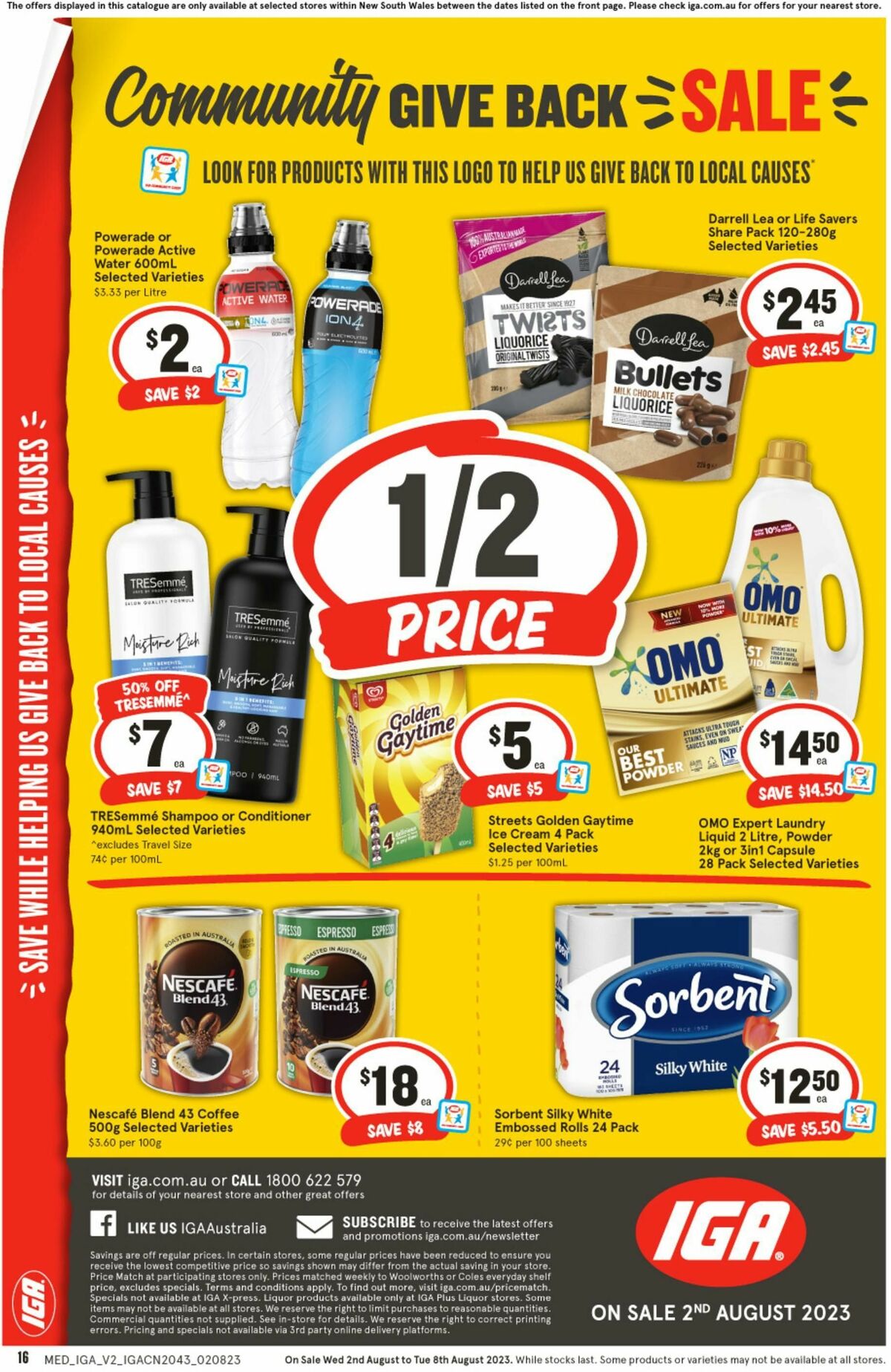 IGA Catalogues from 2 August