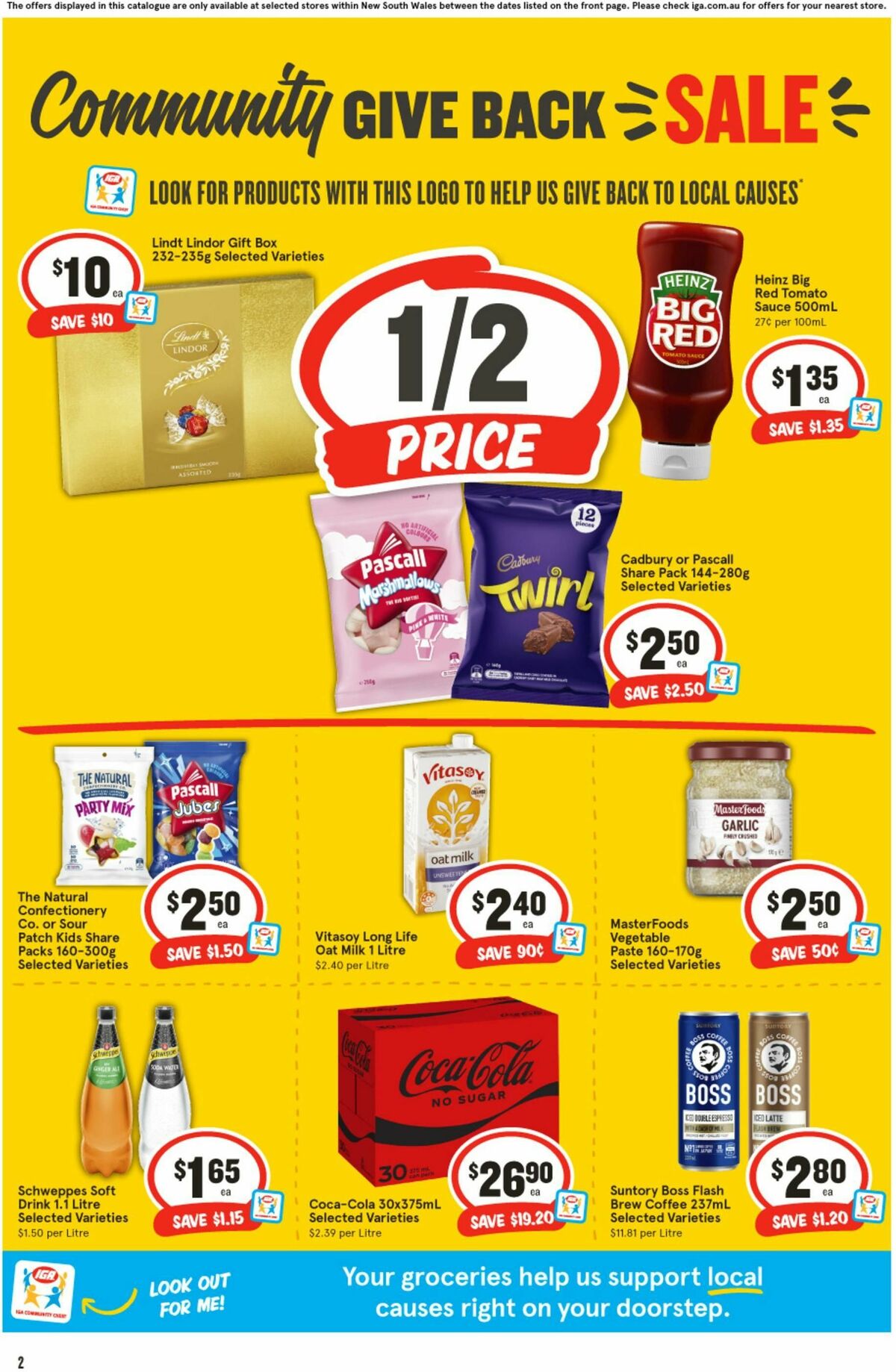 IGA Catalogues from 2 August