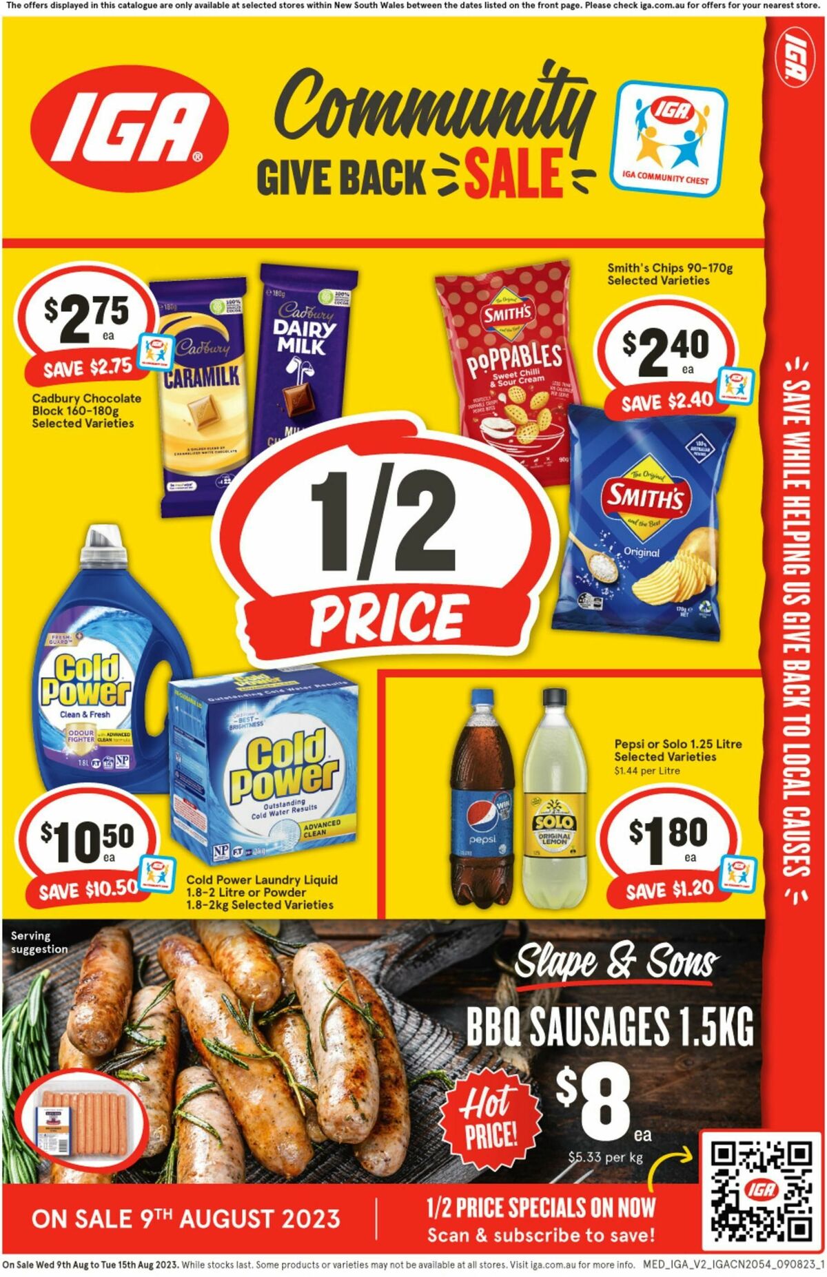 IGA Catalogues from 9 August