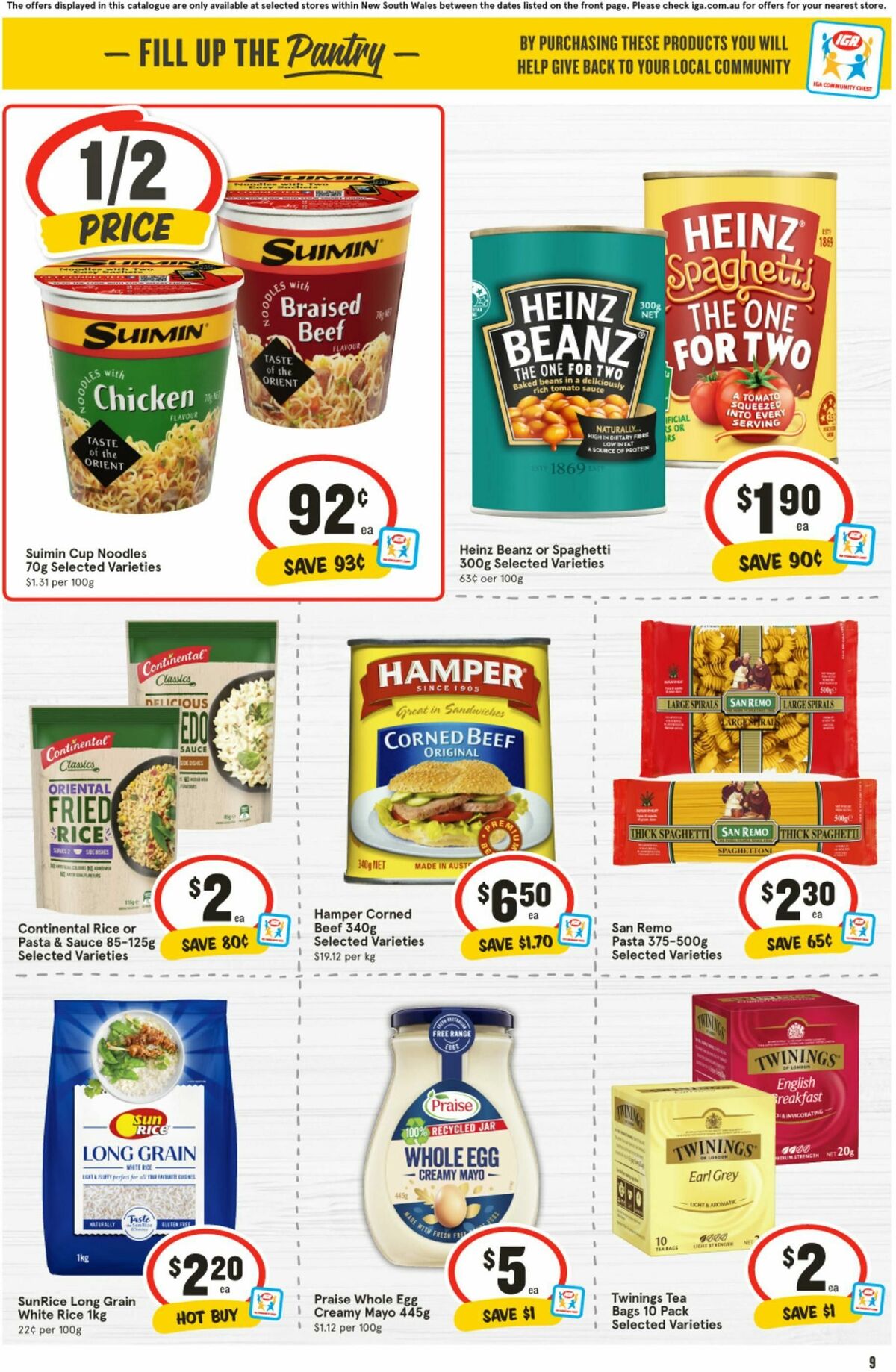 IGA Catalogues from 9 August