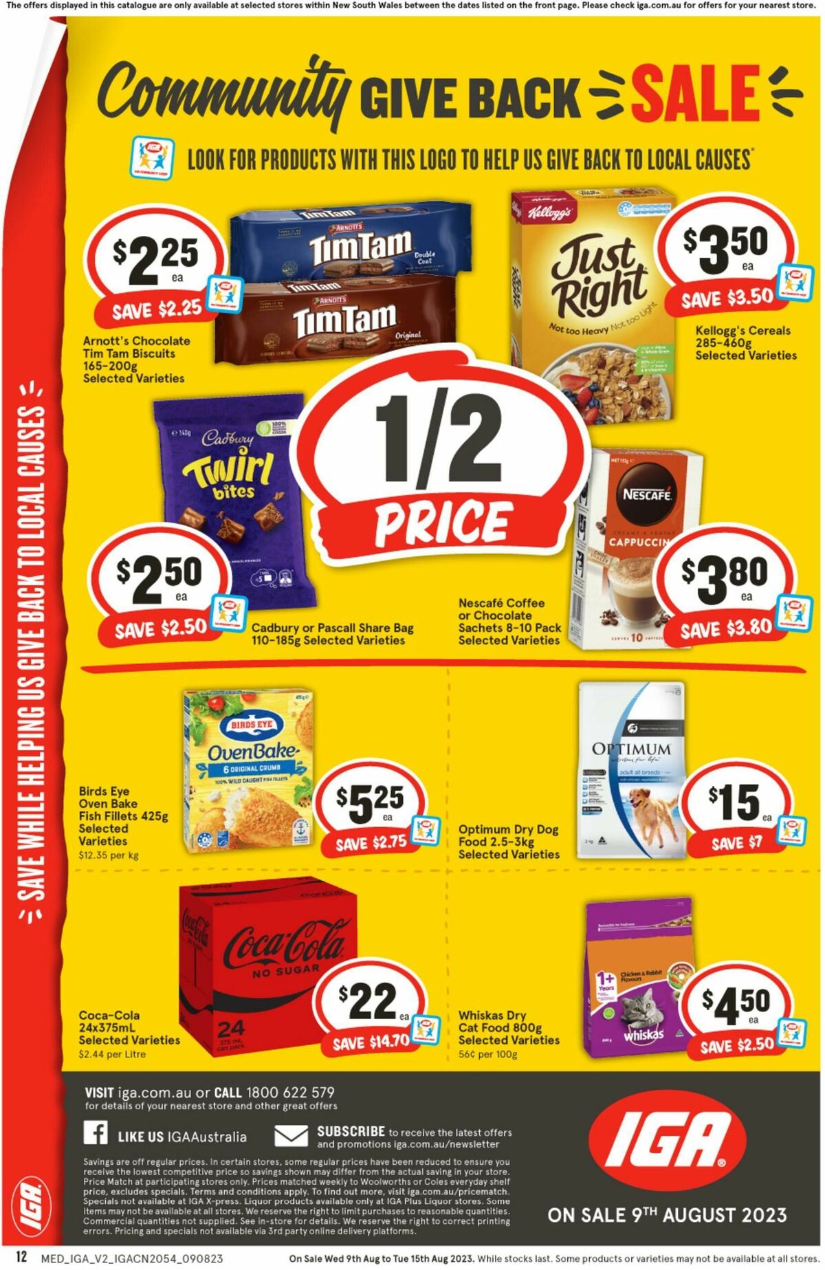 IGA Catalogues from 9 August