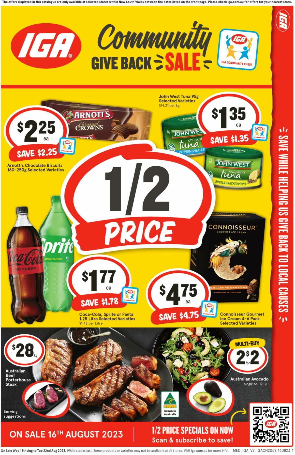 IGA Catalogues from 16 August