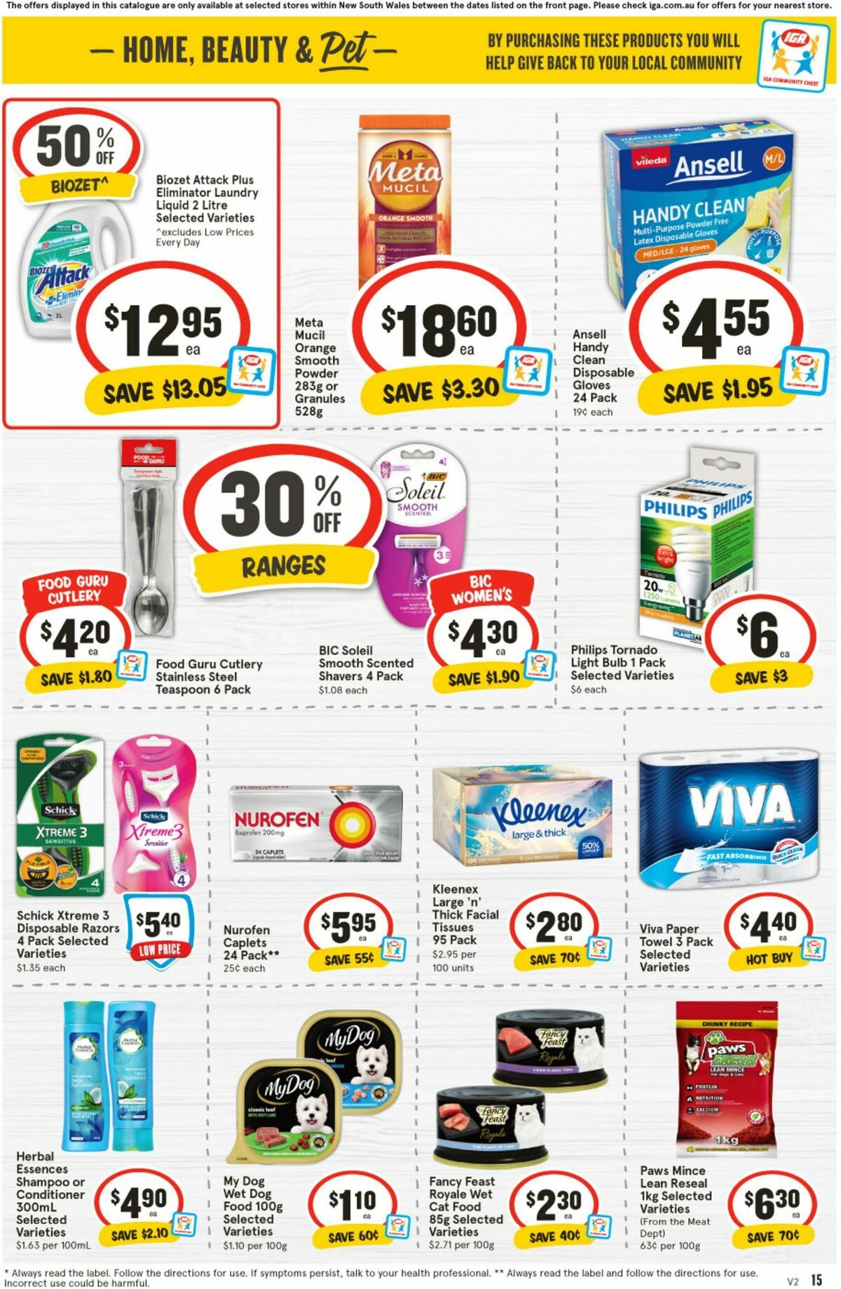IGA Catalogues from 16 August