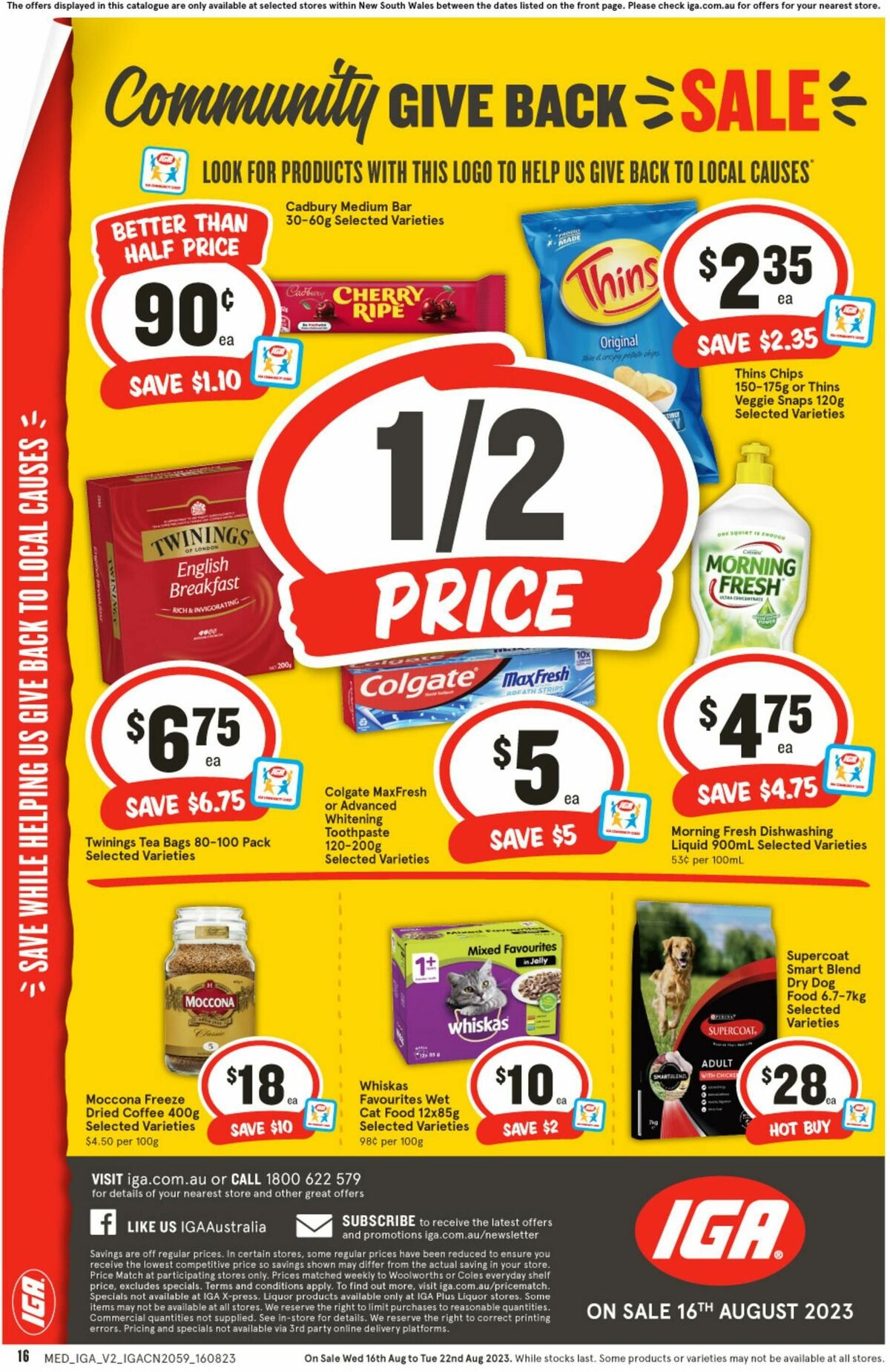 IGA Catalogues from 16 August