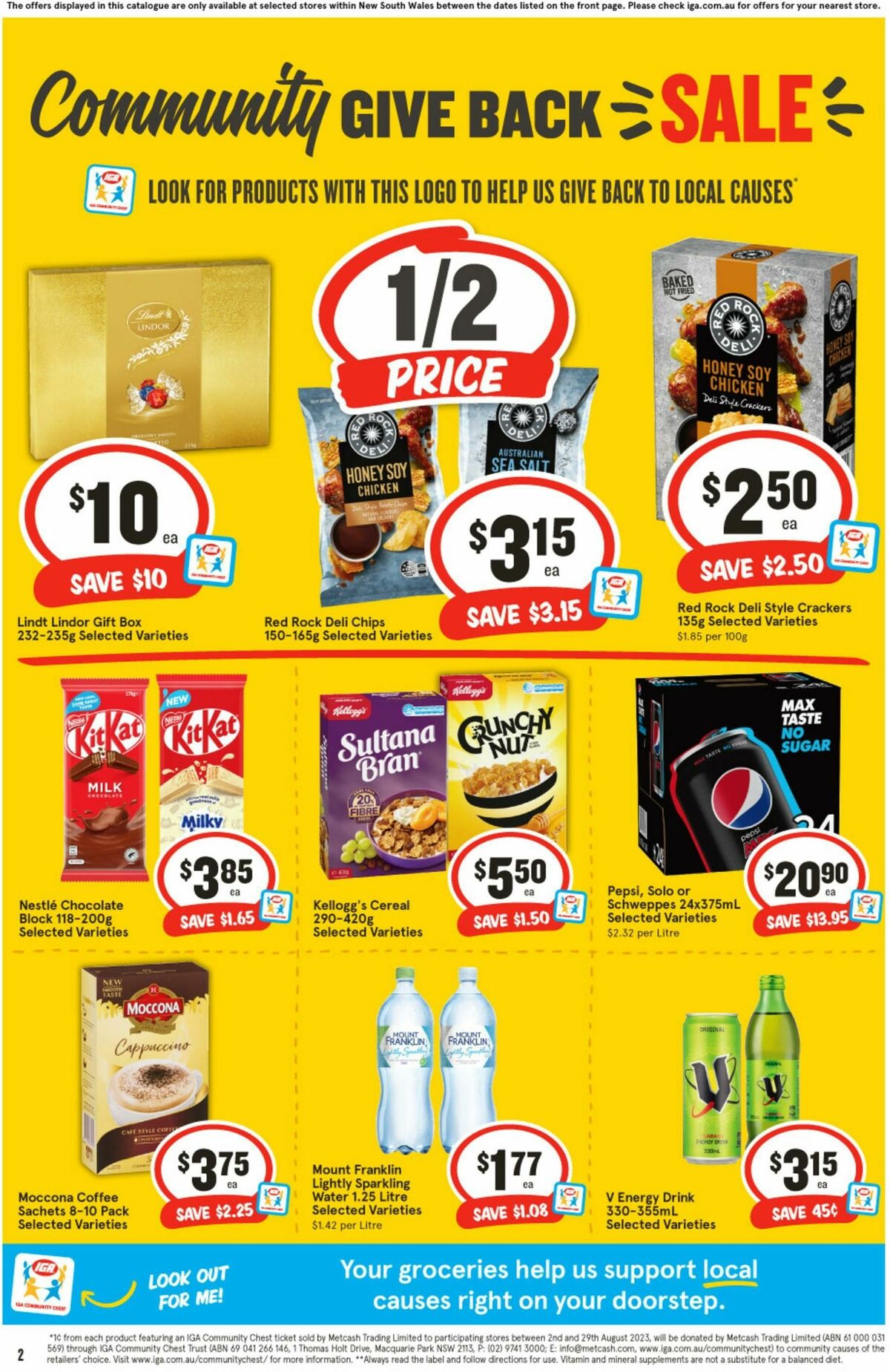 IGA Catalogues from 16 August