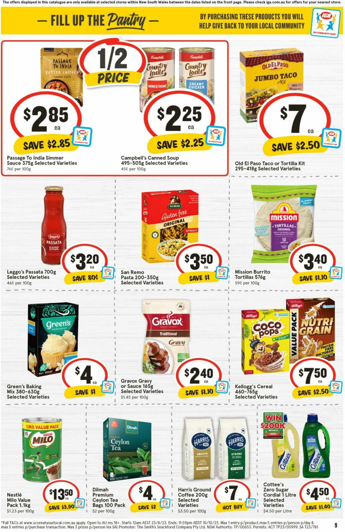 IGA Catalogues from 23 August