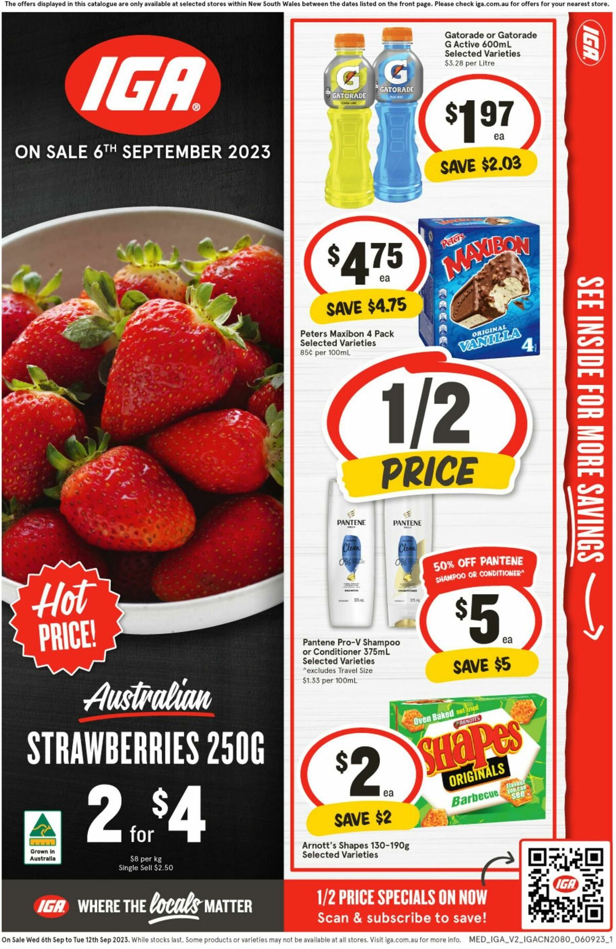 IGA Catalogues from 6 September