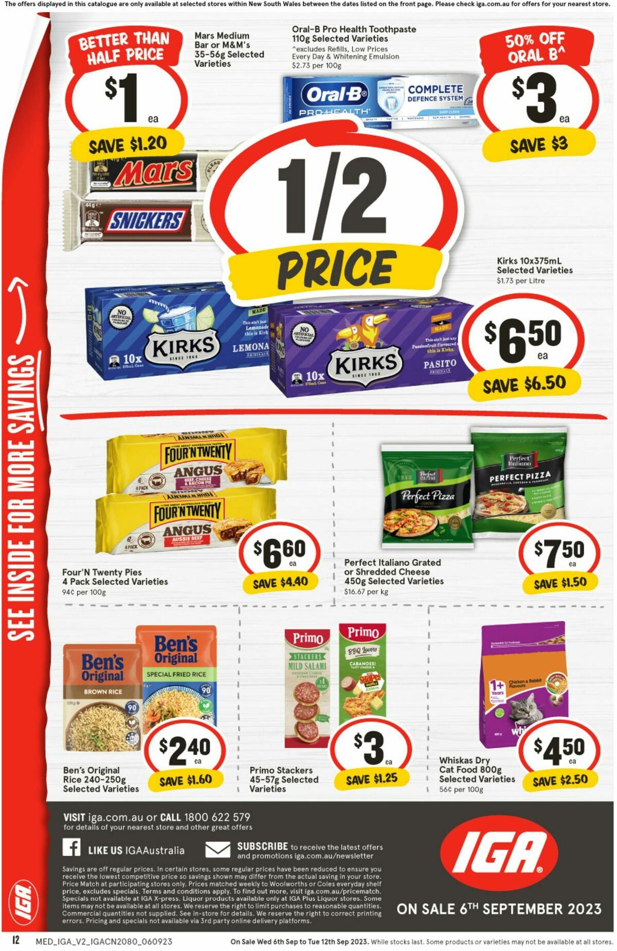 IGA Catalogues from 6 September