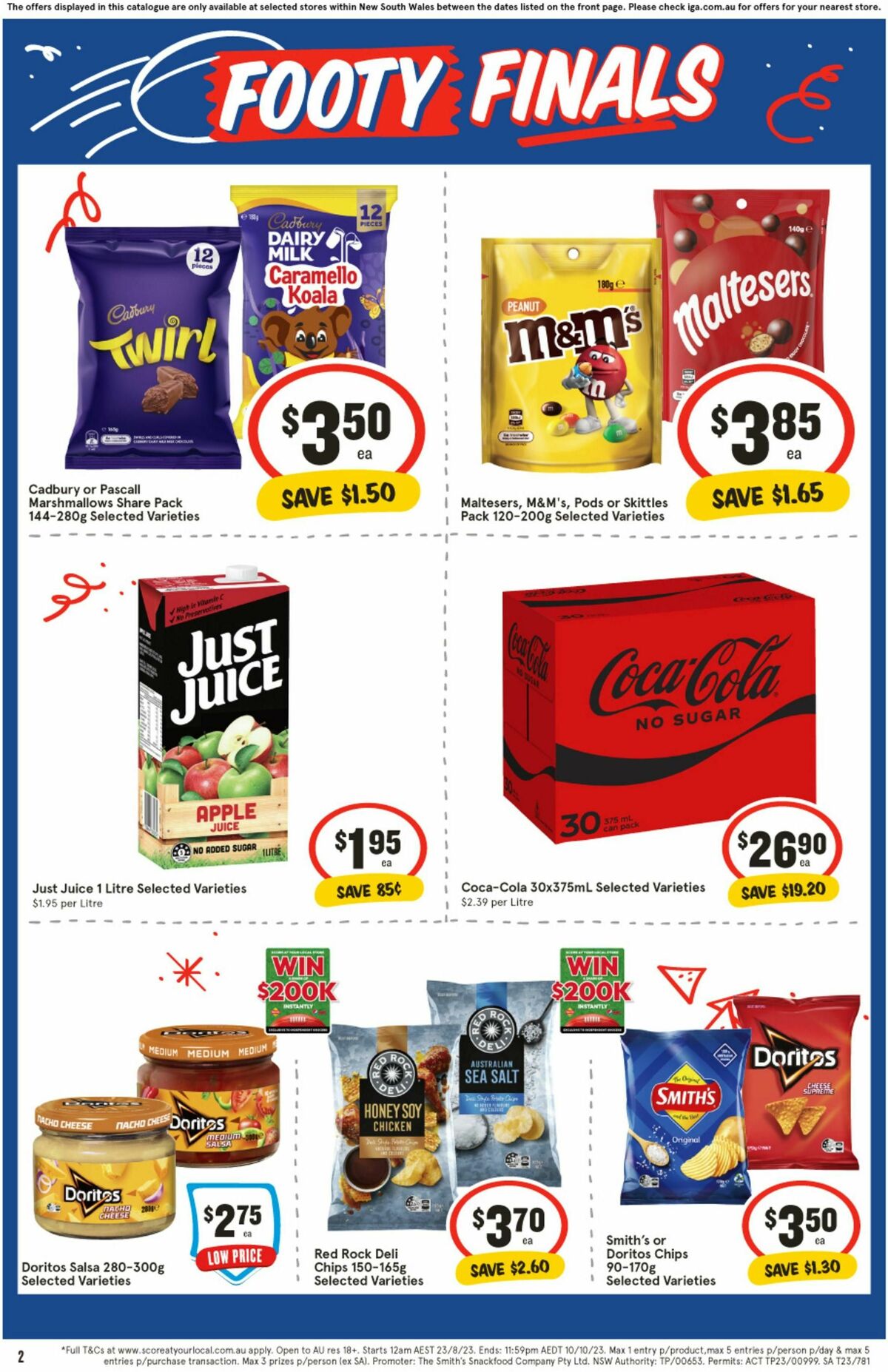 IGA Catalogues from 13 September