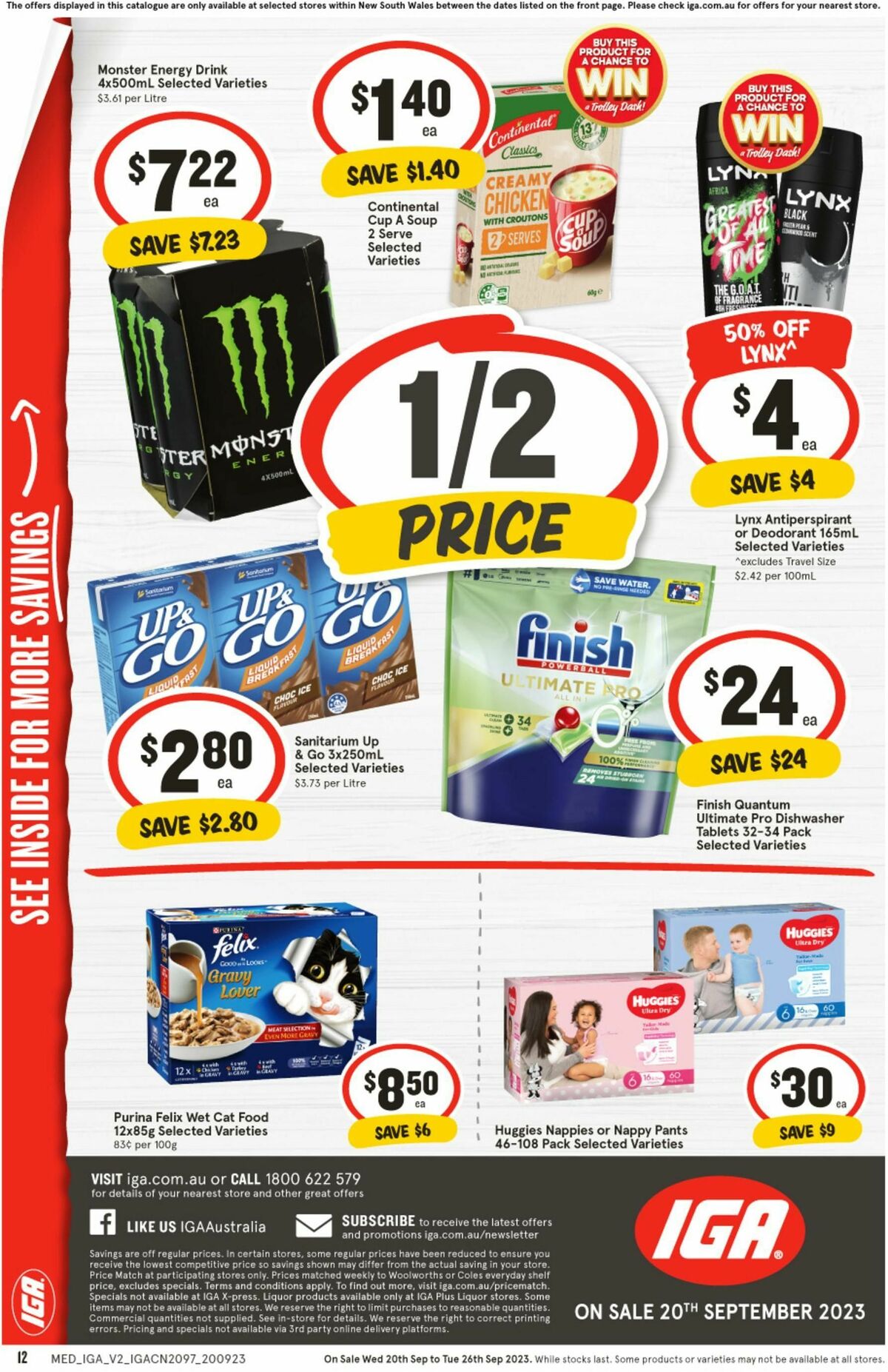IGA Catalogues from 20 September
