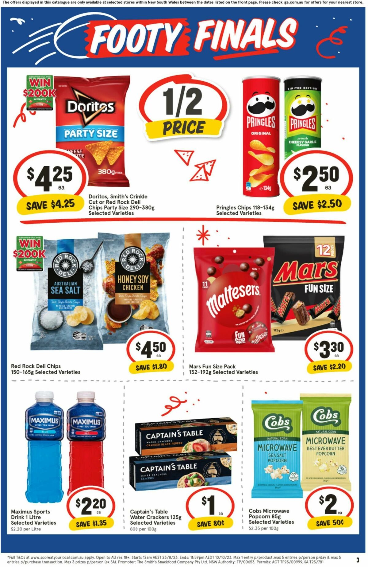 IGA Catalogues from 20 September