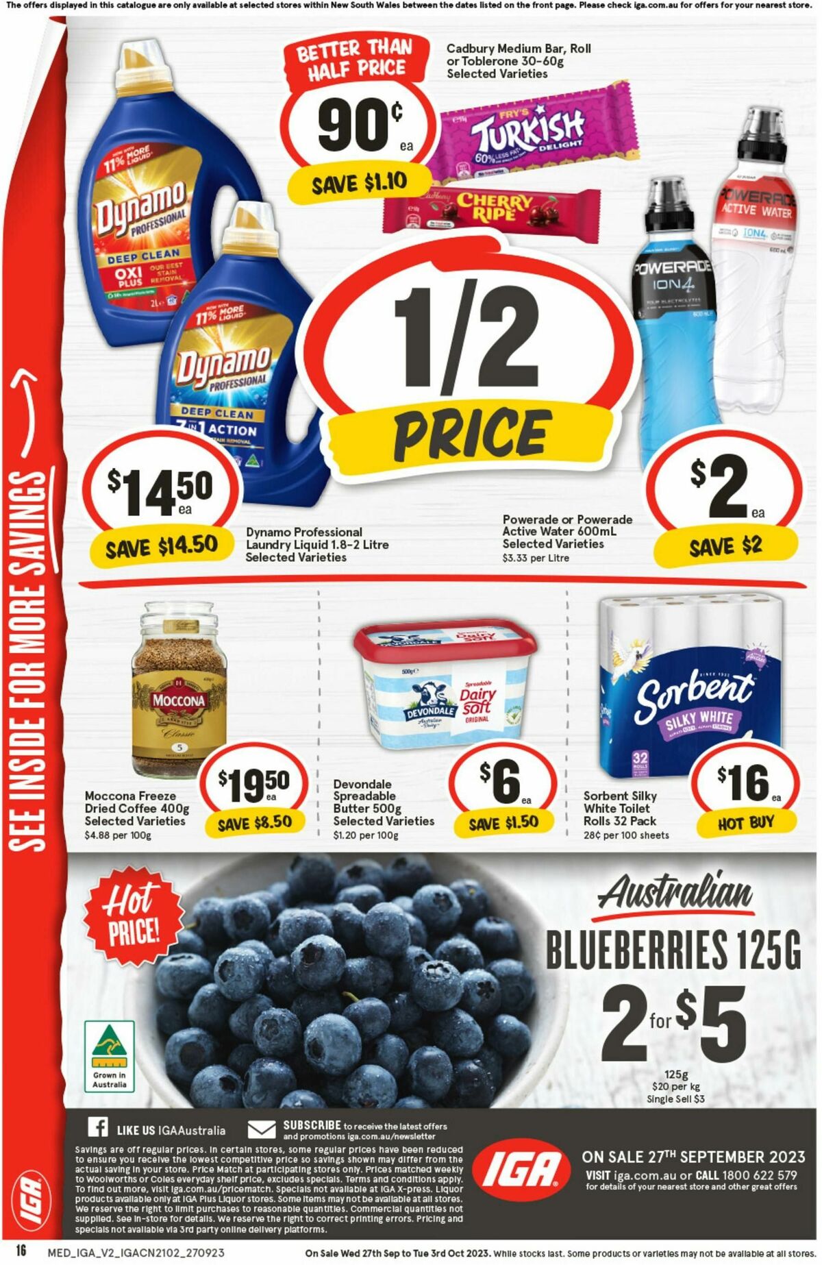 IGA Catalogues from 27 September
