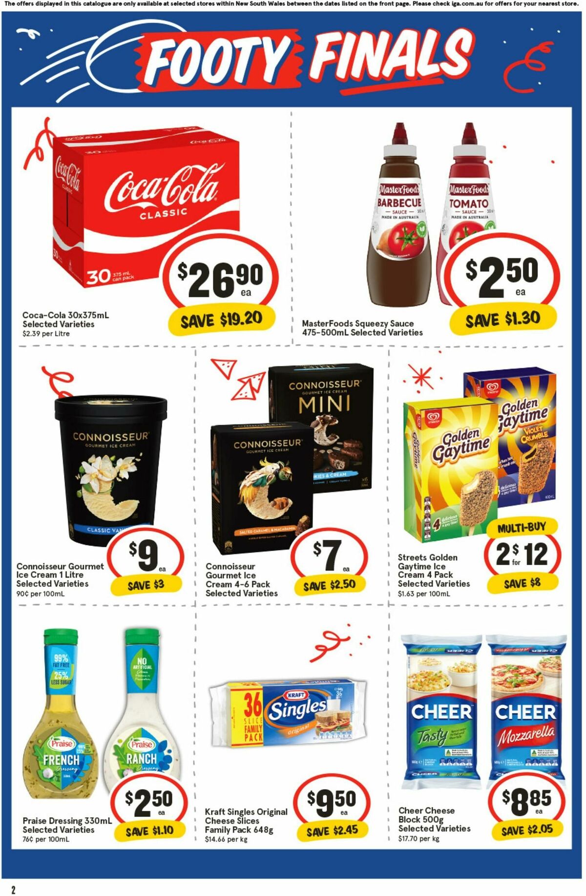 IGA Catalogues from 27 September