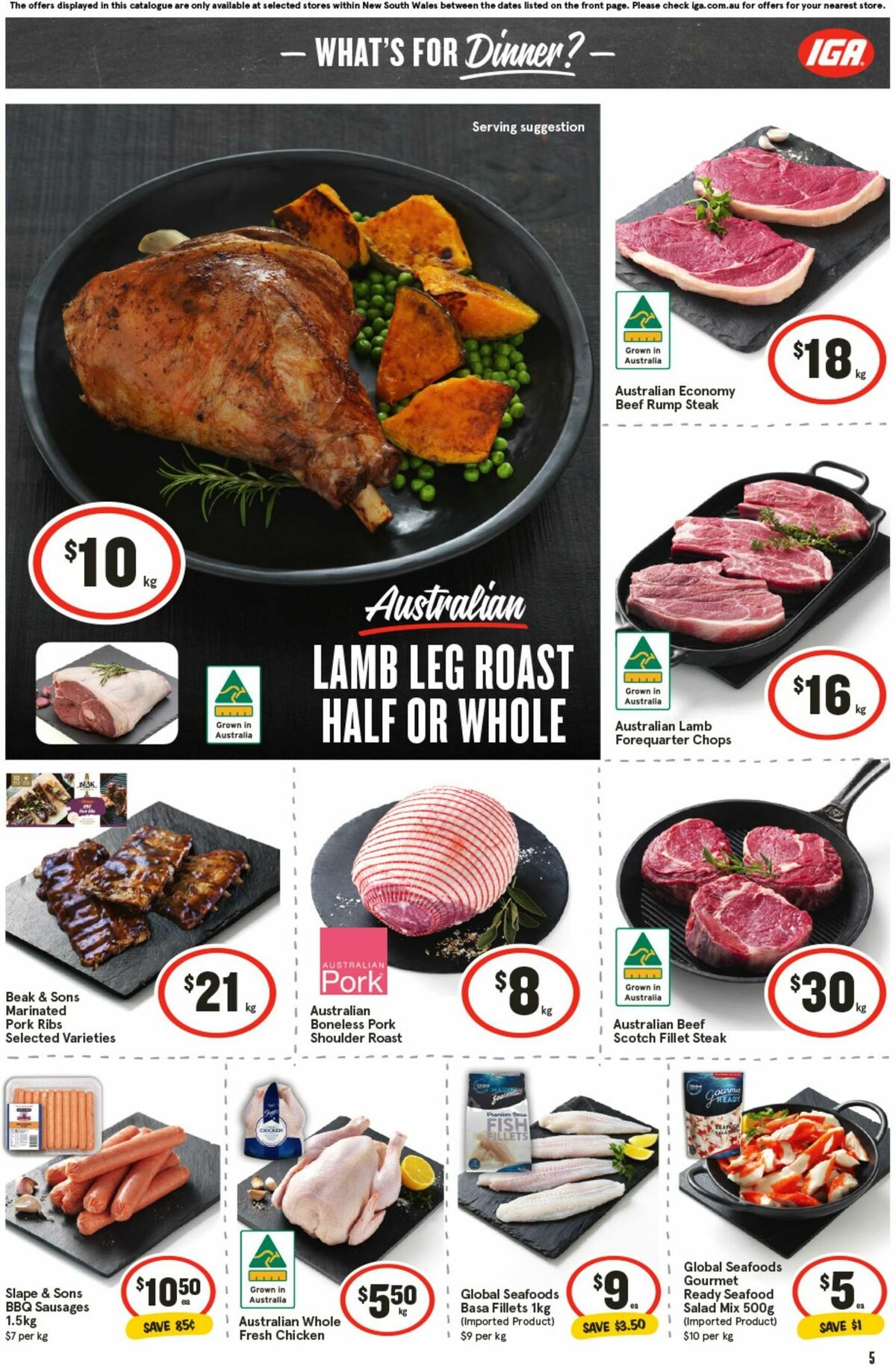 IGA Catalogues from 27 September