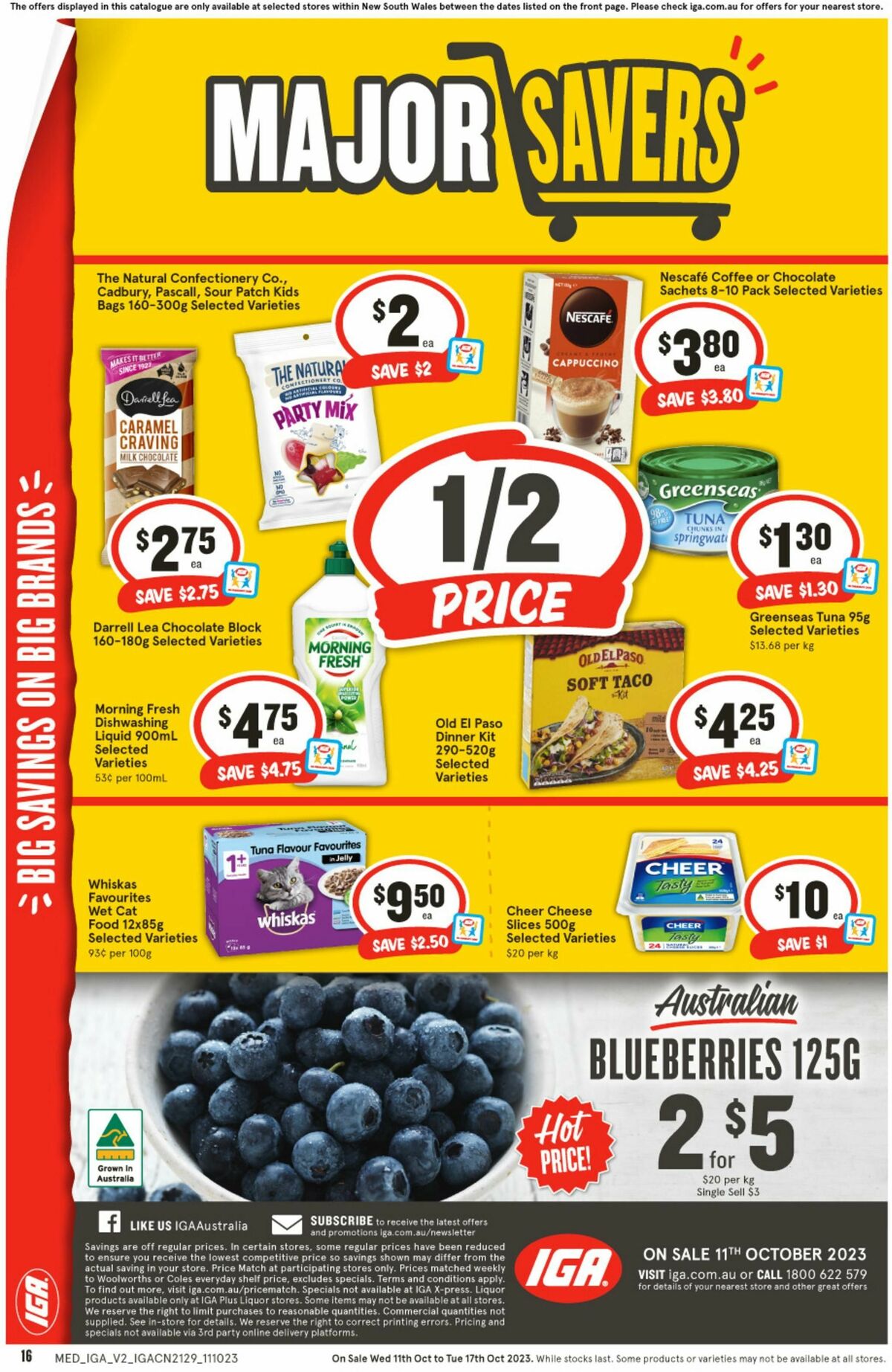 IGA Catalogues from 11 October