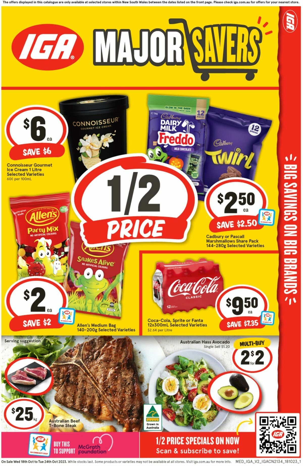IGA Catalogues from 18 October