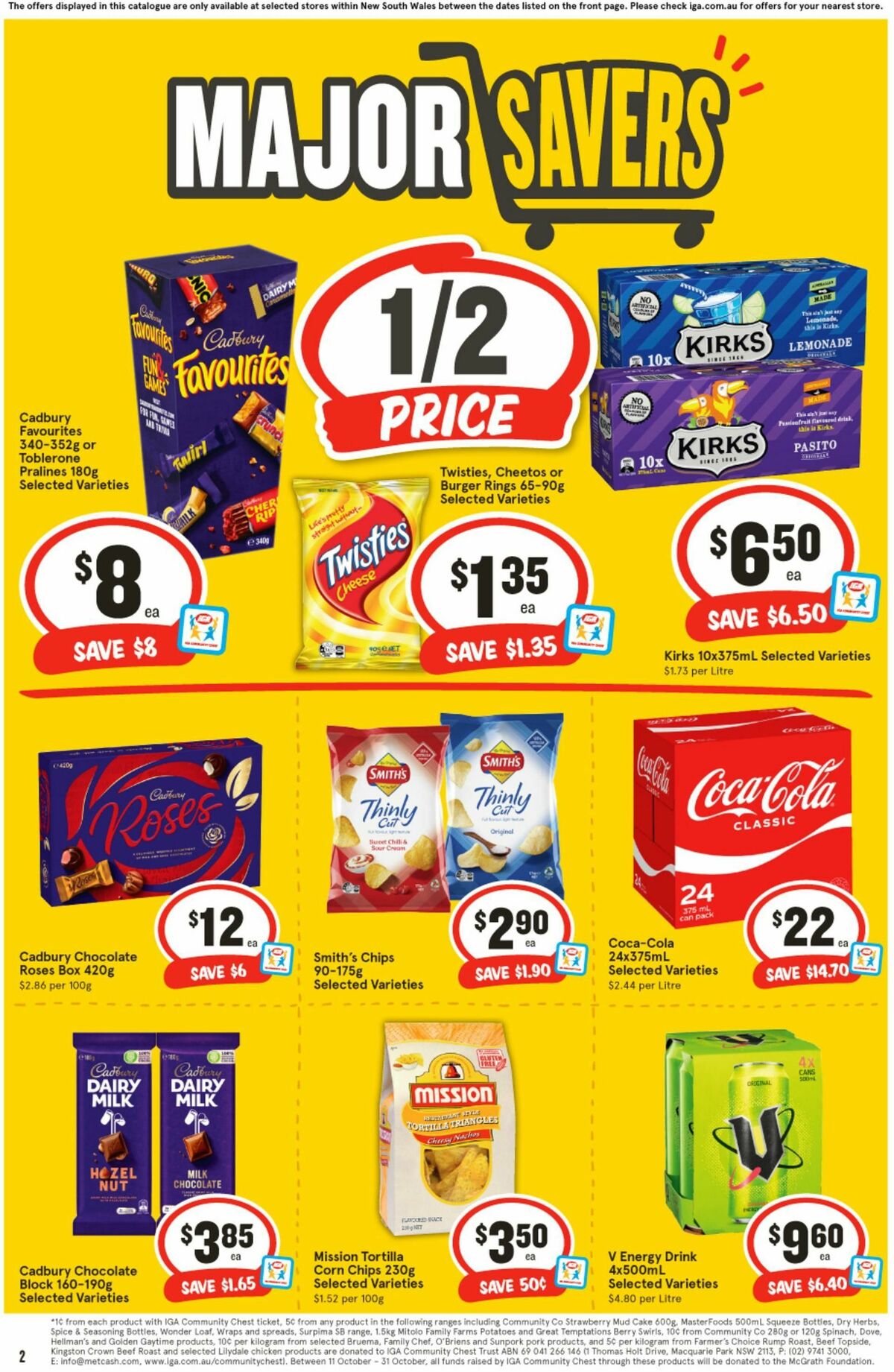 IGA Catalogues from 18 October