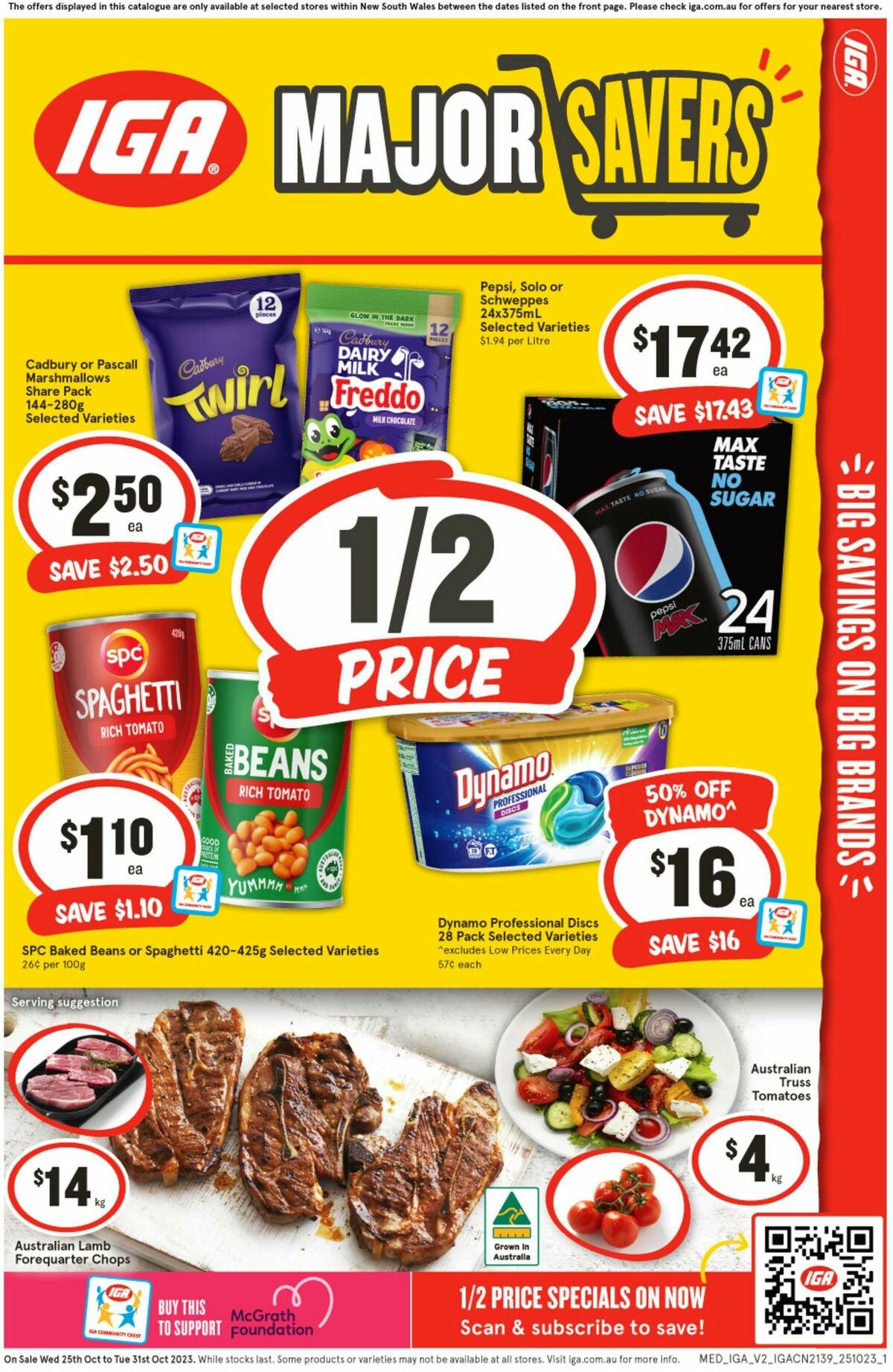 IGA Catalogues from 25 October