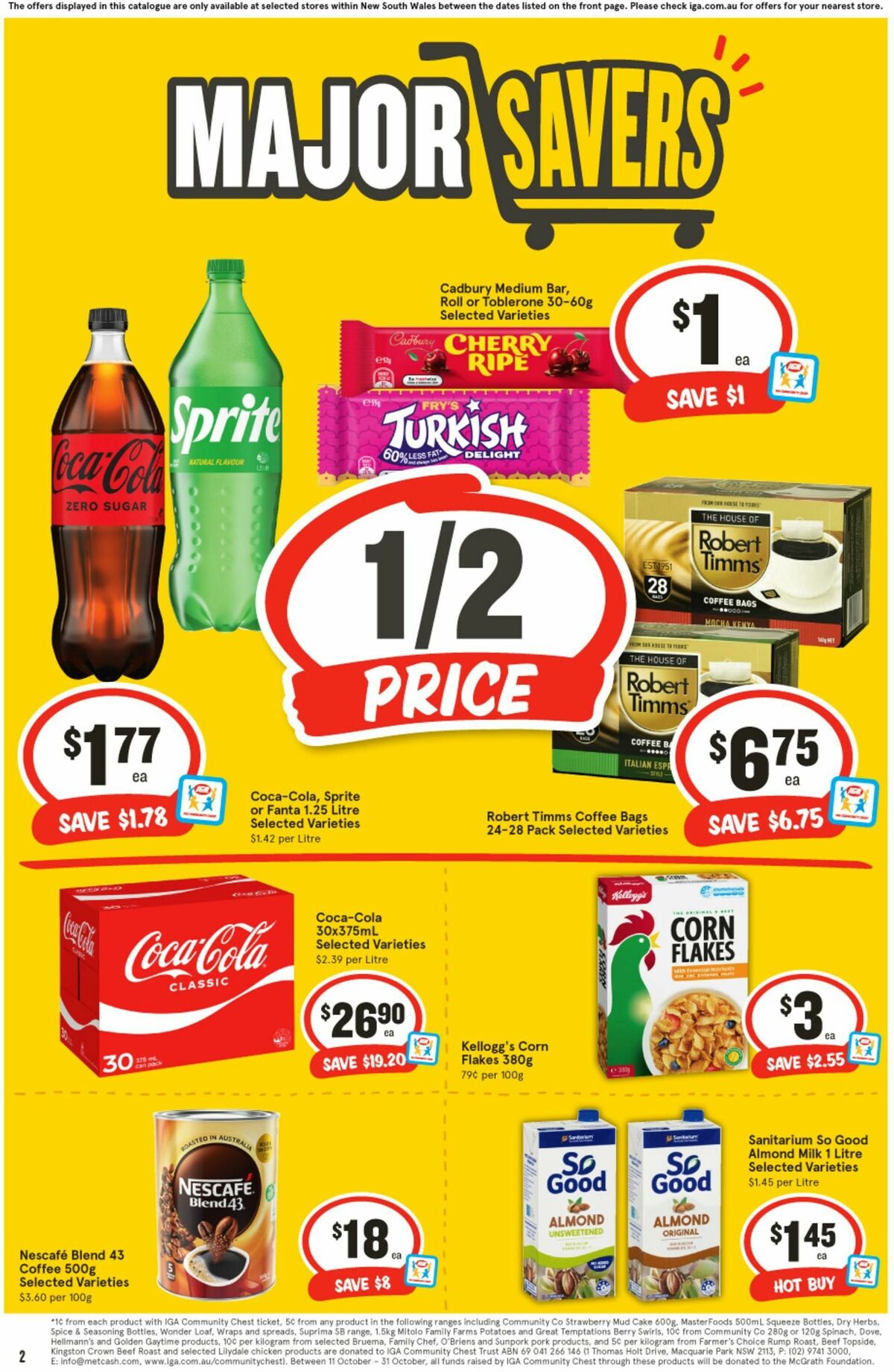 IGA Catalogues from 25 October