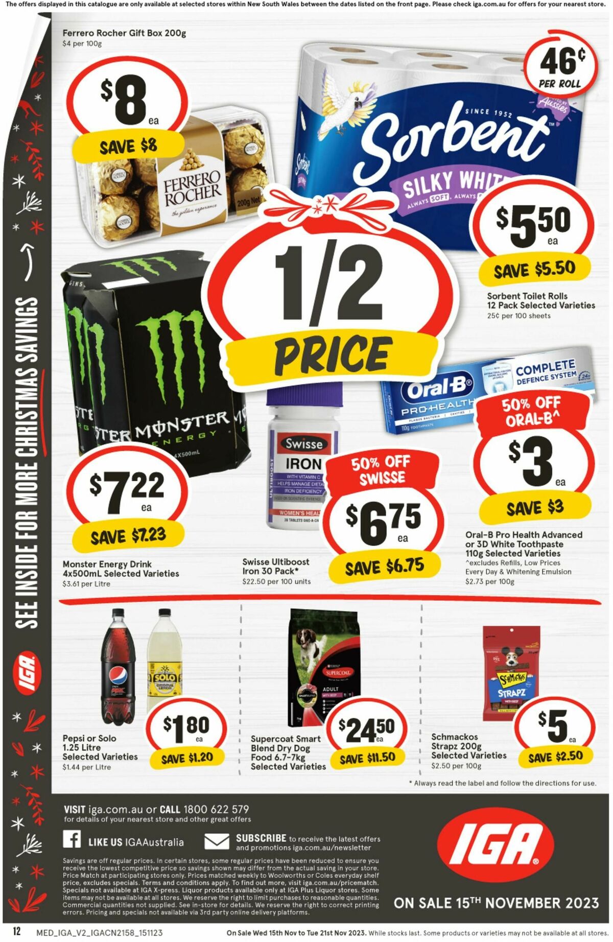 IGA Catalogues from 15 November