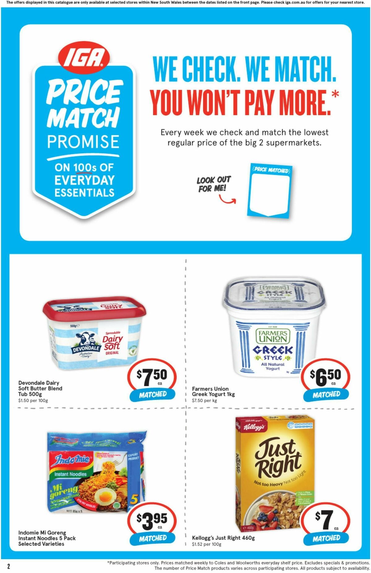 IGA Catalogues from 3 January