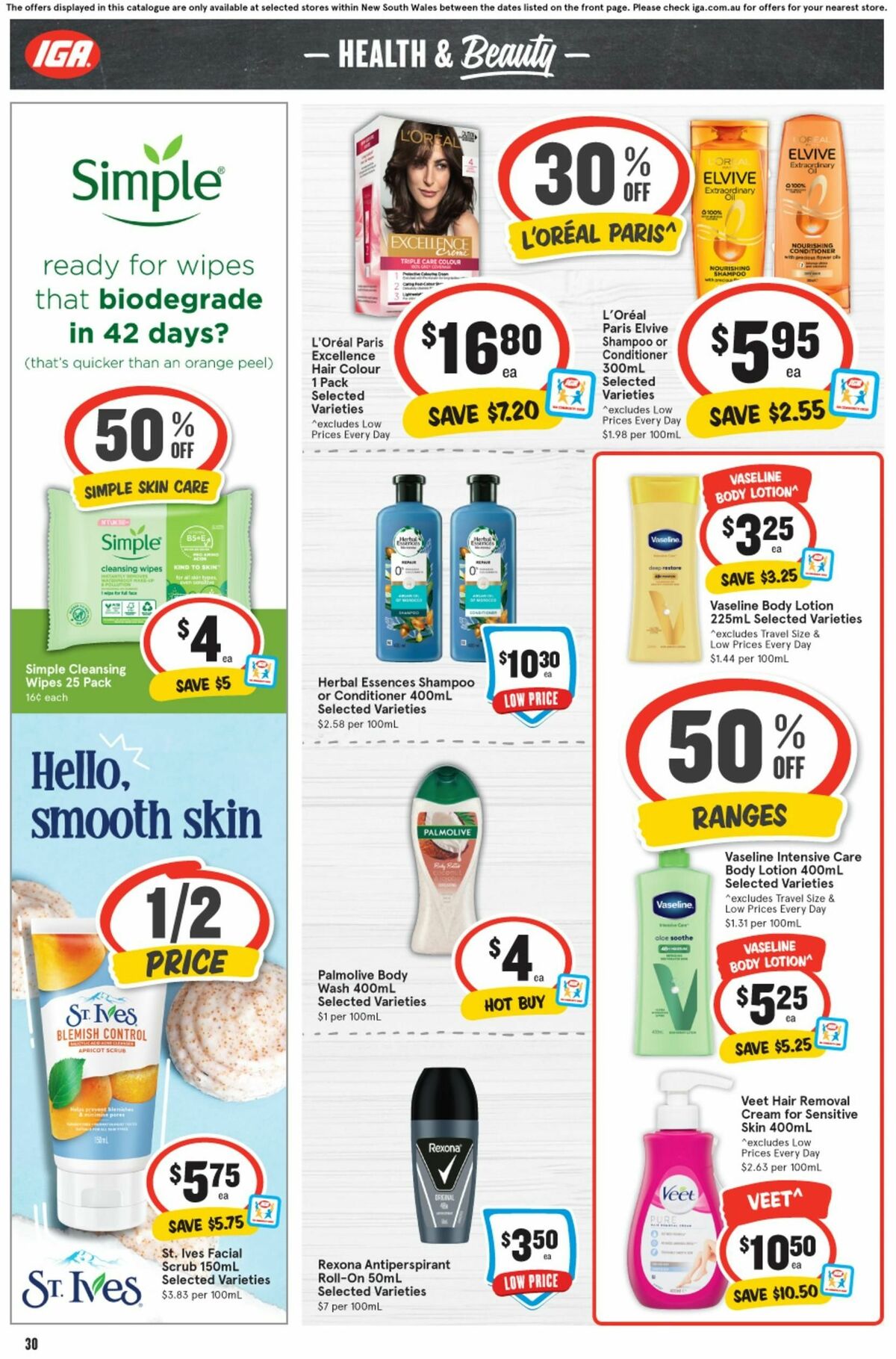 IGA Catalogues from 17 January